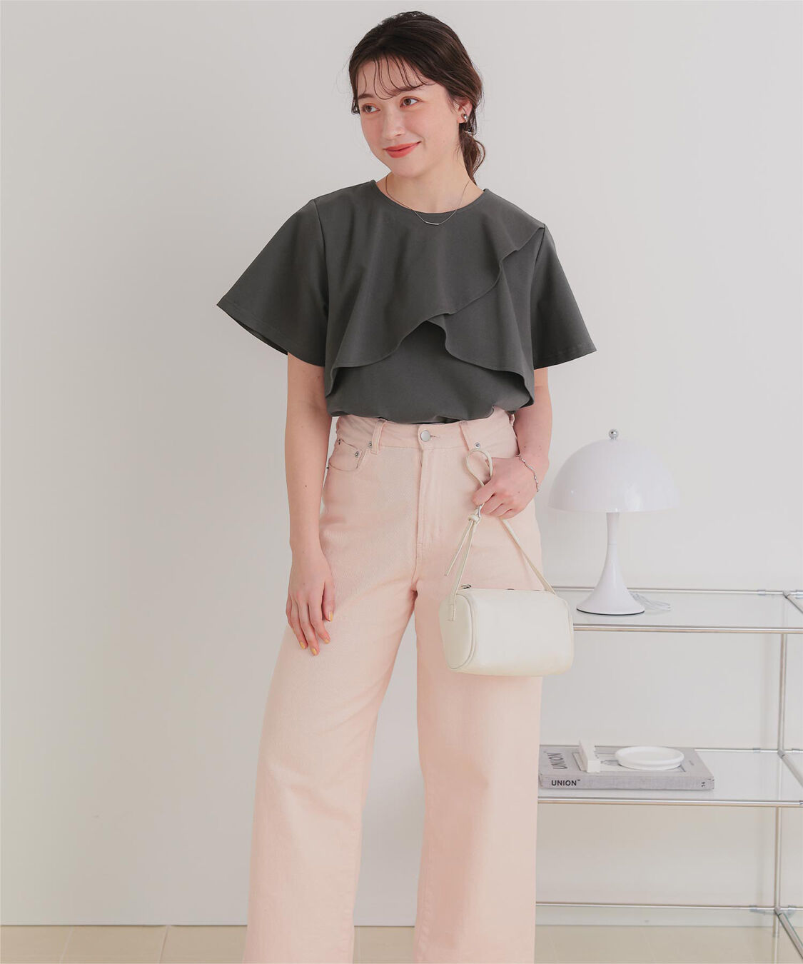 titivate「機能性カットソーフレアデザイントップス」|Tシャツ・カットソー|