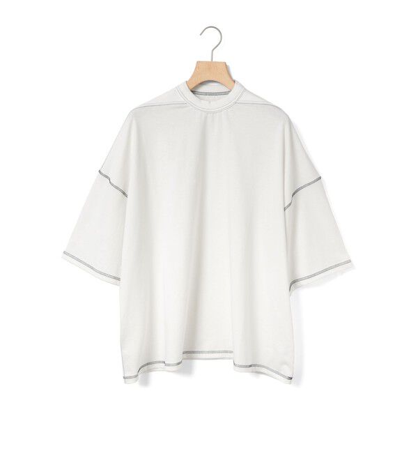MidiUmi「MidiUmi ステッチワイドプルオーバー」|Tシャツ・カットソー|オフホワイト