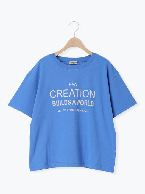 Samansa Mos2「【接触冷感】刺繍ロゴTシャツ」|Tシャツ・カットソー|