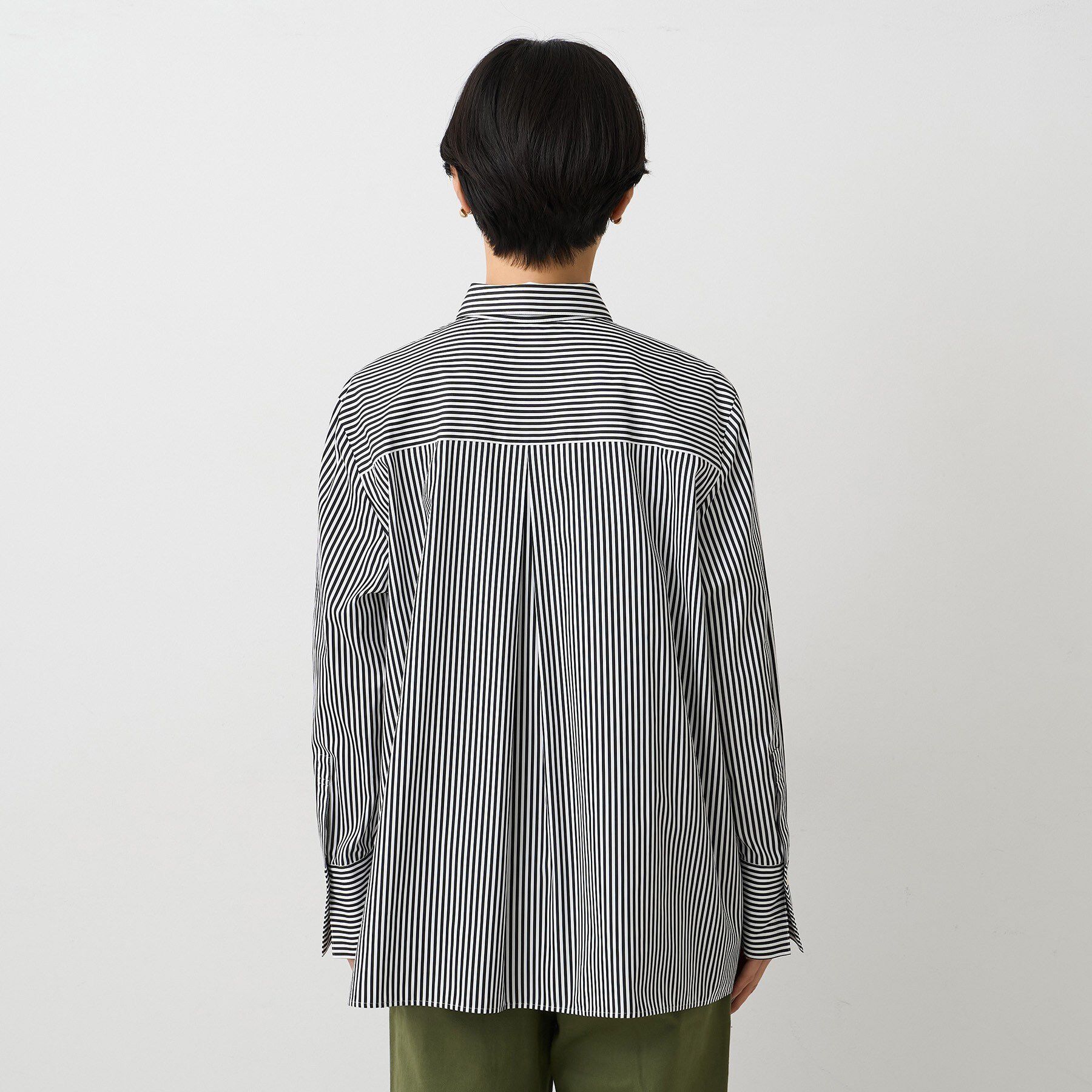 UNTITLED「【コットン100／洗える】コットンブロードAラインシャツ」|シャツ・ブラウス|