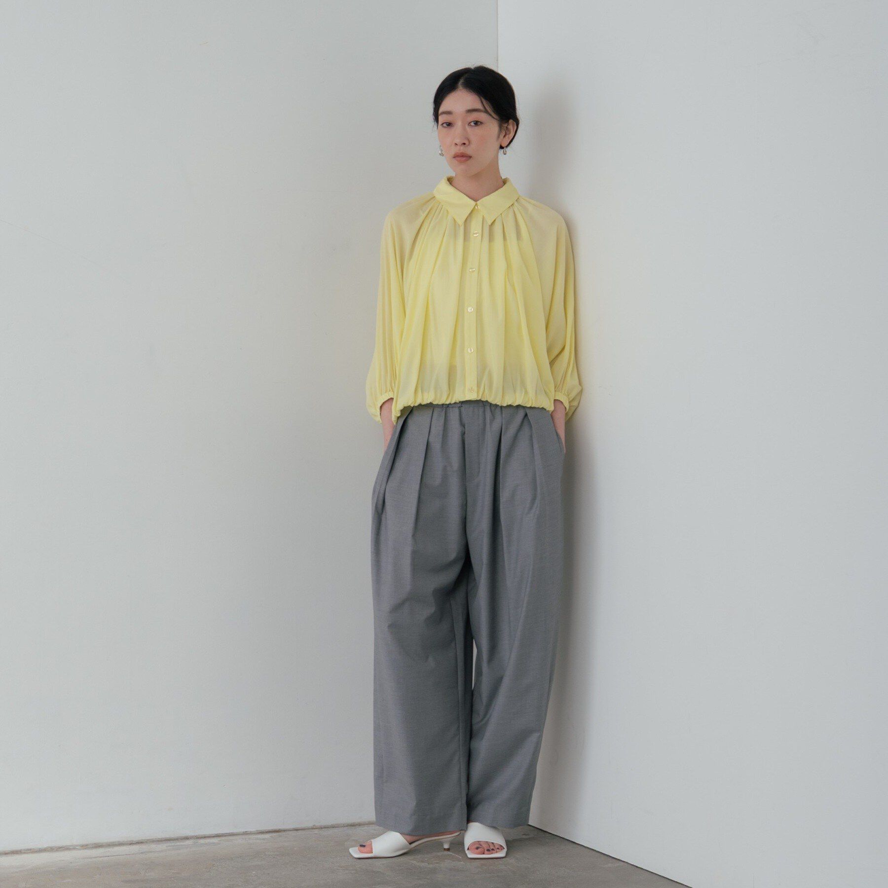 GALLEST「バルーンシアーブラウス【接触冷感】」|シャツ・ブラウス|