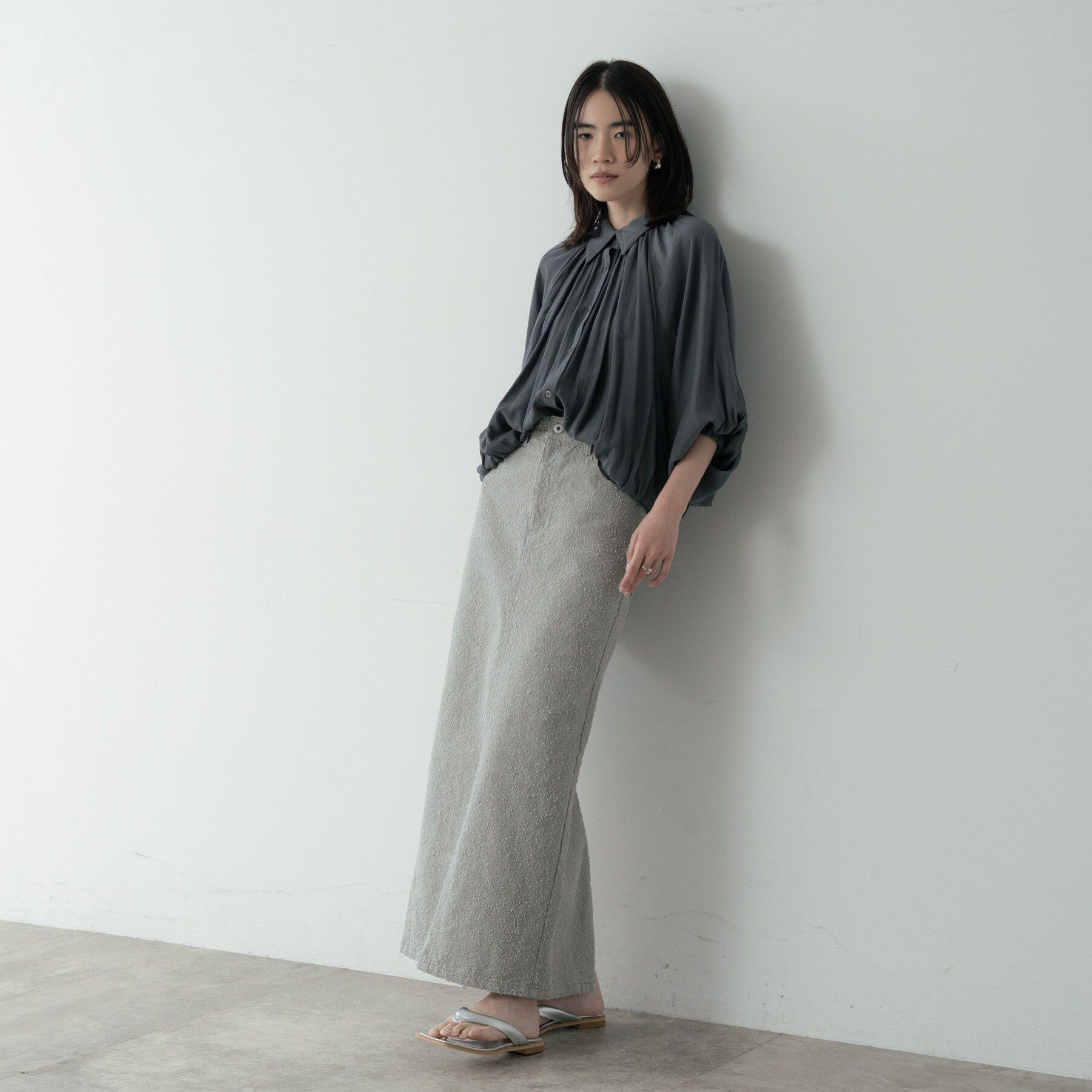 GALLEST「バルーンシアーブラウス【接触冷感】」|シャツ・ブラウス|