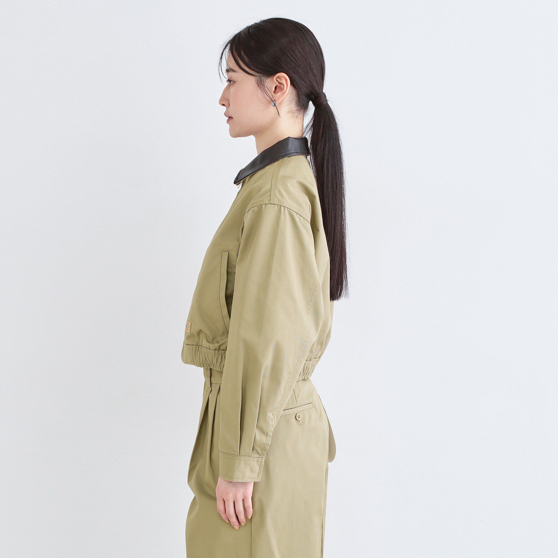 OPAQUE.CLIP「【Dickies(R)&times;OPAQUE.CLIP】ステンカラーブルゾン」|ブルゾン・スタジャン|