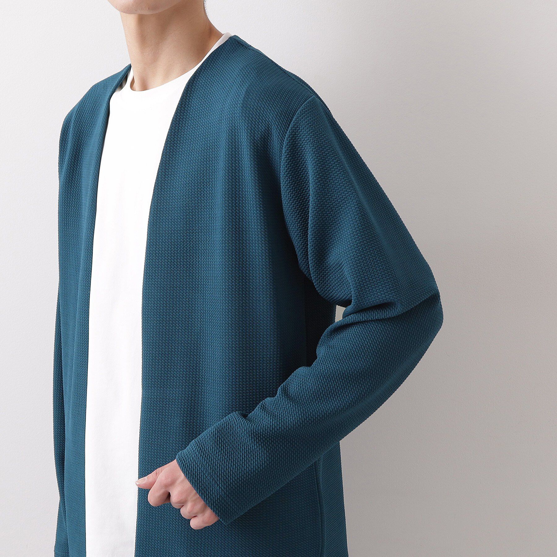 THE SHOP TK「【2点セット】カーディガン＋半袖Tシャツ 洗濯機OK」|カーディガン|