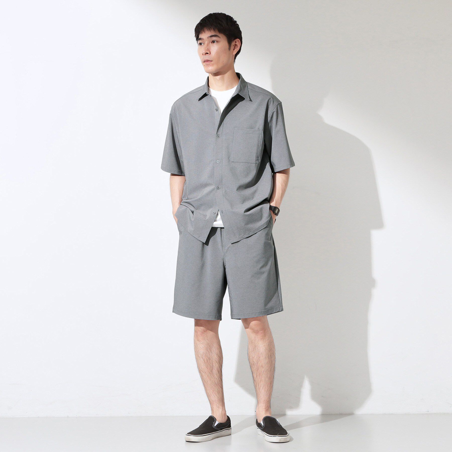 THE SHOP TK「クールウェザー リラクシーイージーショートパンツ 接触冷感／洗濯機OK／ベルト要らず／セットアップ可」|その他|