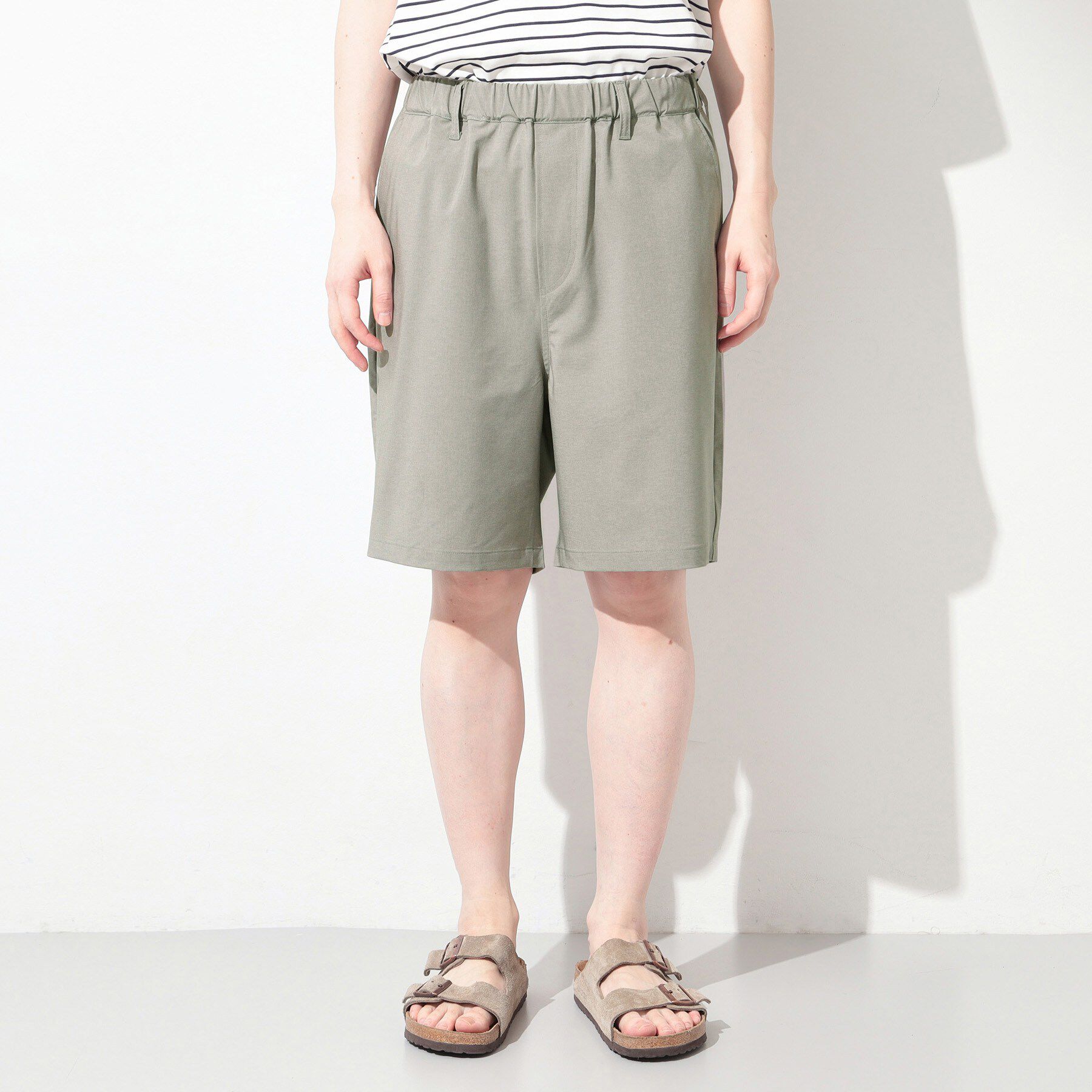 THE SHOP TK「クールウェザー リラクシーイージーショートパンツ 接触冷感／洗濯機OK／ベルト要らず／セットアップ可」|その他|