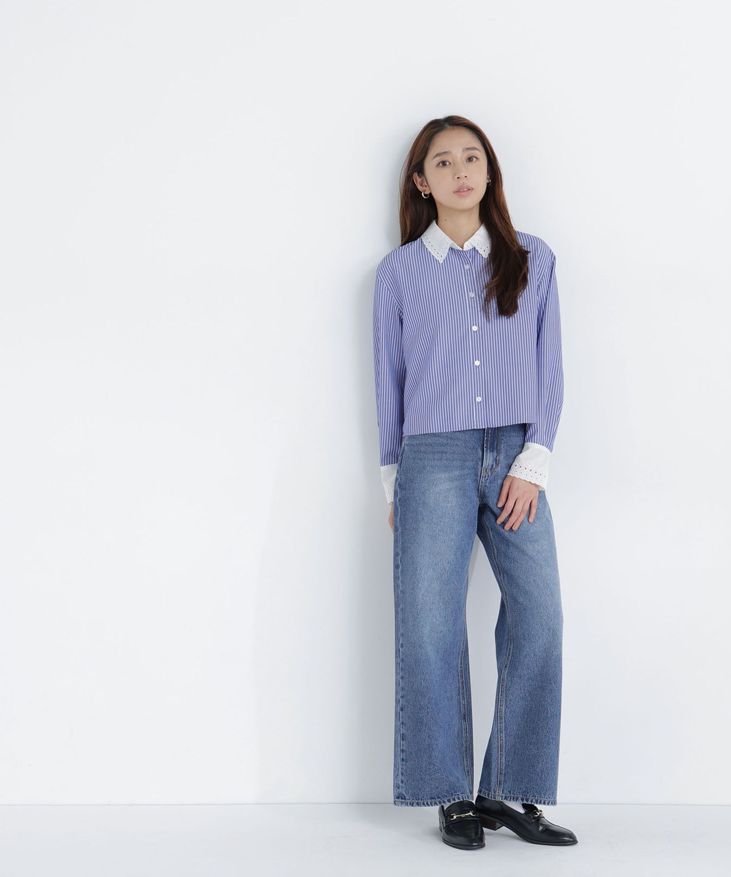  「ワイドストレートデニムパンツ」|その他|