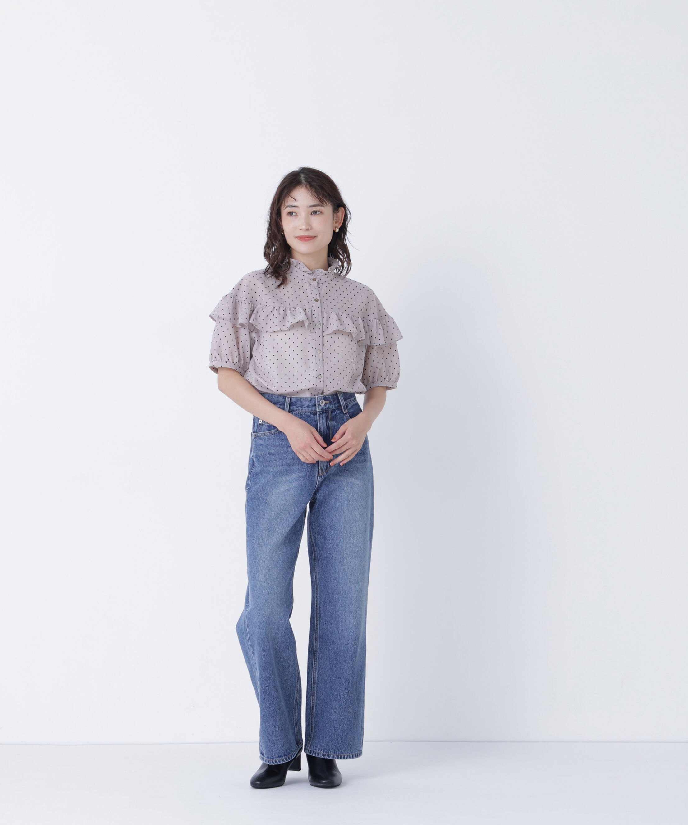  「ワイドストレートデニムパンツ」|その他|