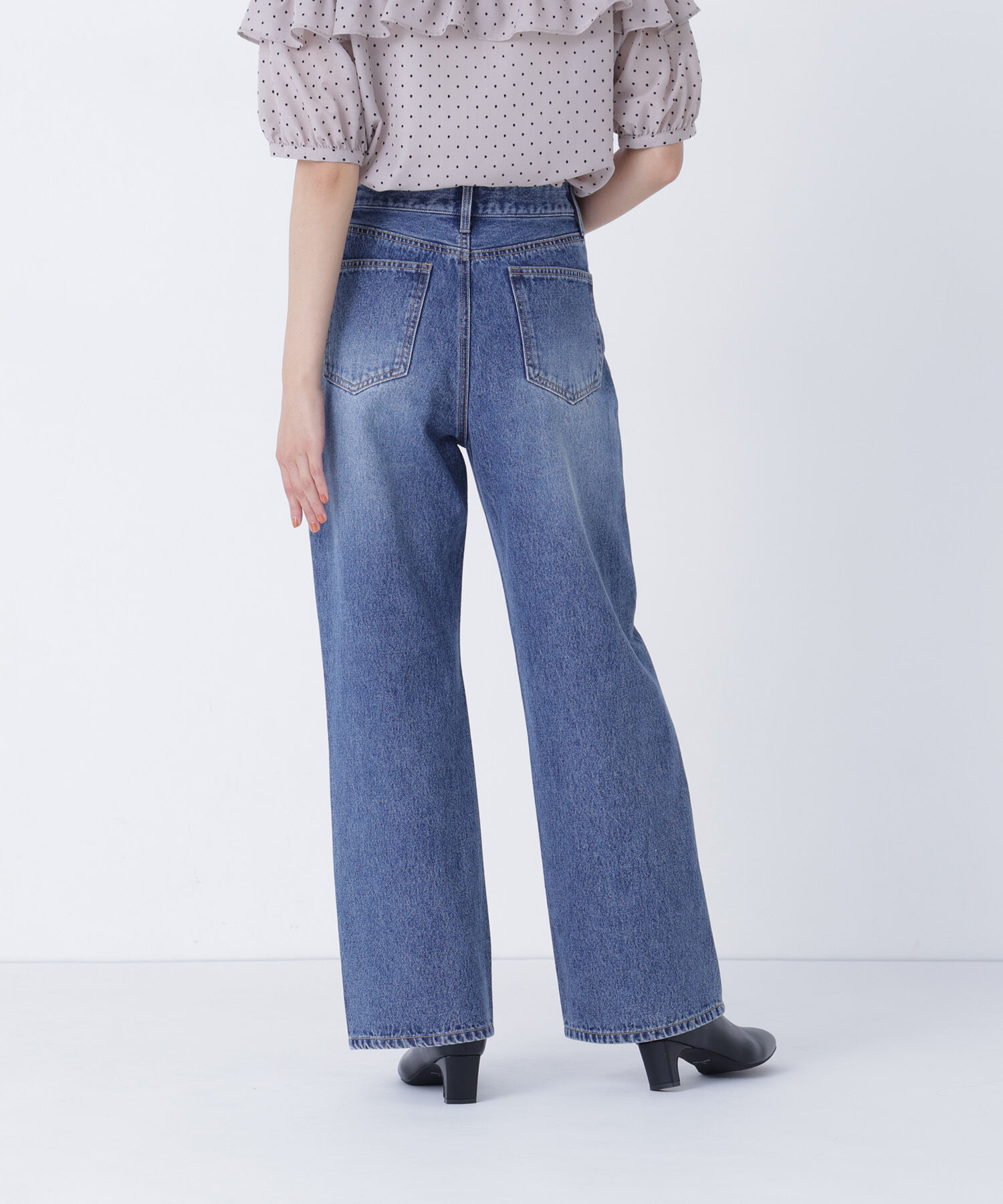  「ワイドストレートデニムパンツ」|その他|