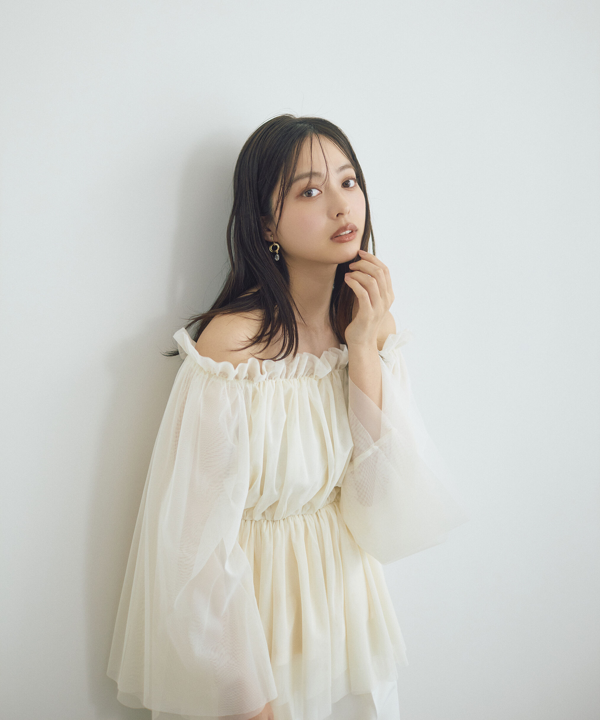 PROPORTION BODY DRESSING「チュールスリーブフレアブラウス　26SS」|シャツ・ブラウス|