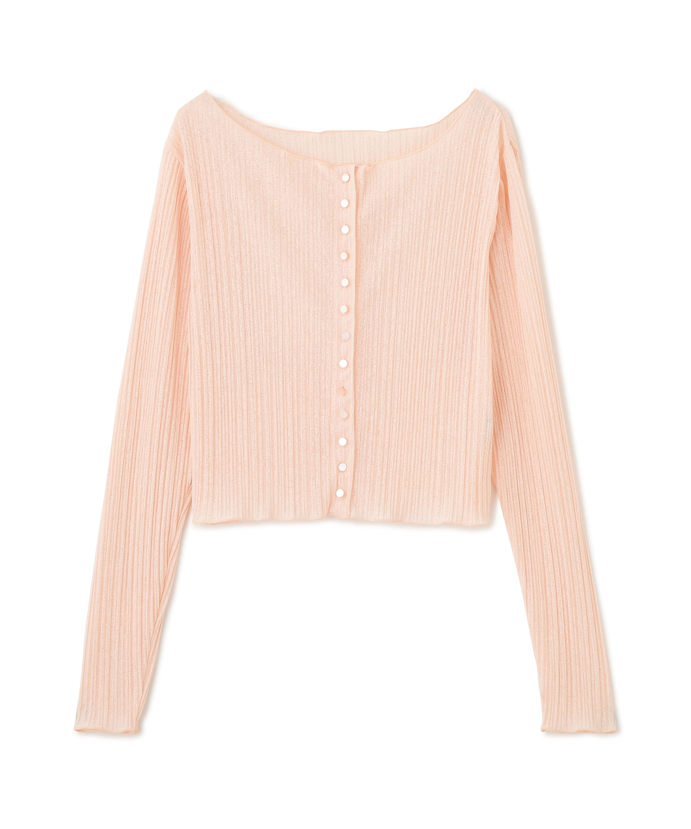 PROPORTION BODY DRESSING「〈a/mie〉前後2wayプリーツカットソーカーディガン 26SS」|Tシャツ・カットソー|