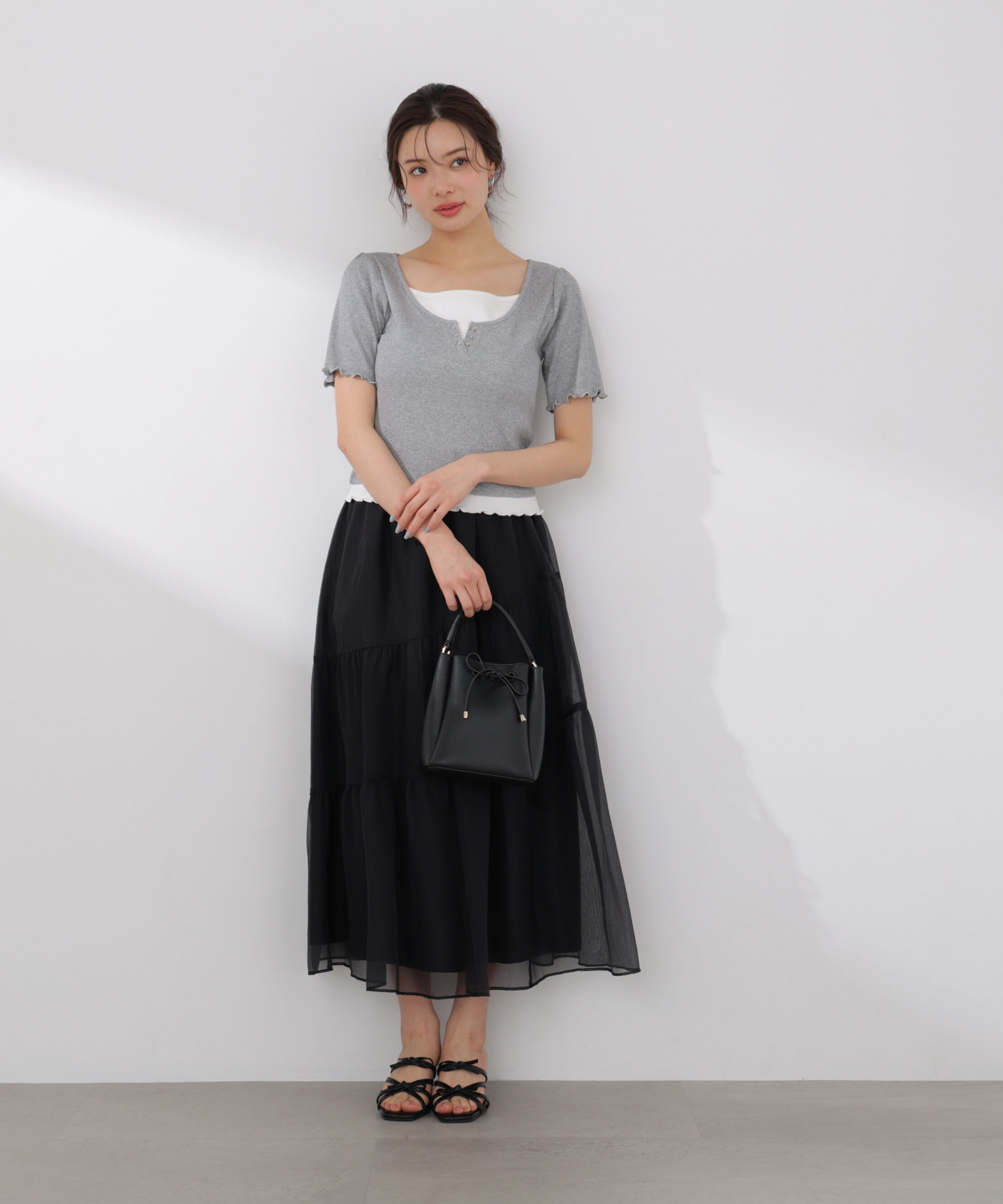 PROPORTION BODY DRESSING「アシメティアードスカート 26SS」|スカート|
