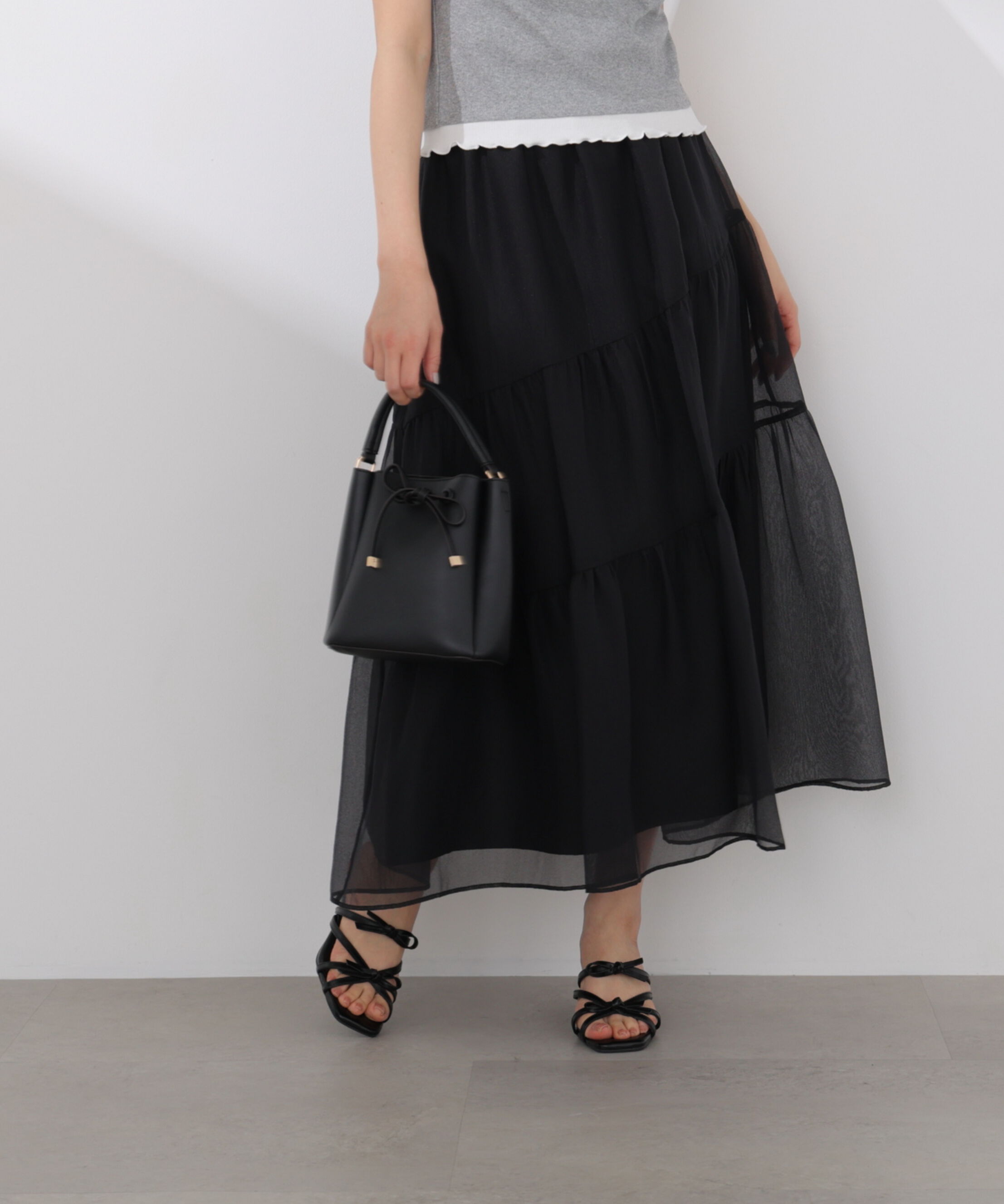 PROPORTION BODY DRESSING「アシメティアードスカート 26SS」|スカート|