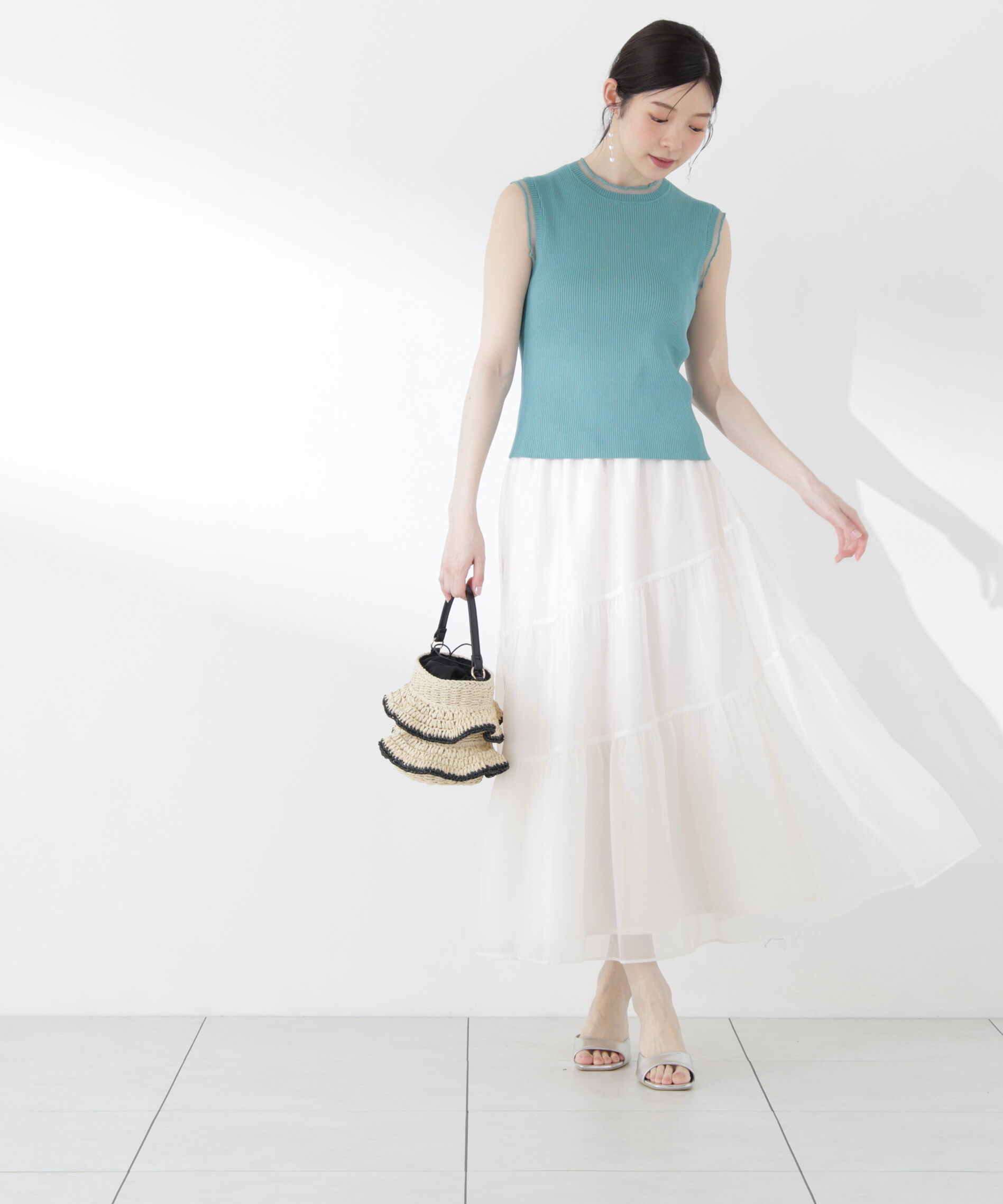 PROPORTION BODY DRESSING「アシメティアードスカート 26SS」|スカート|