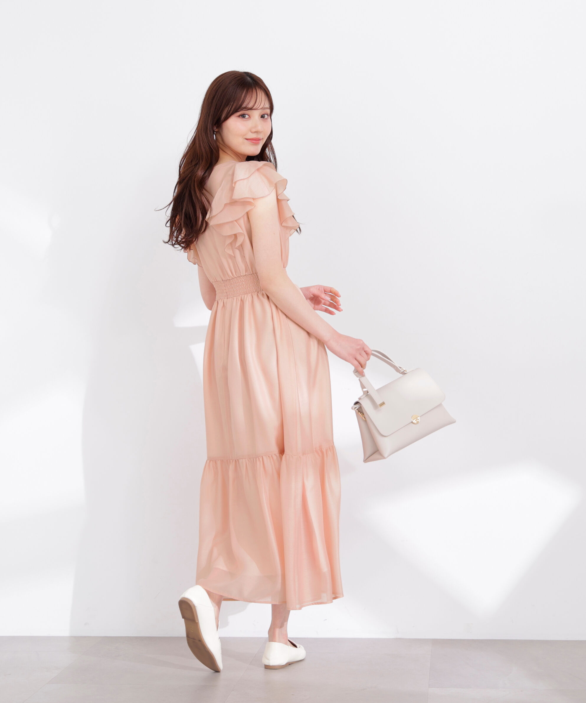 PROPORTION BODY DRESSING「ラッフルスリーブワンピース 26SS」|ワンピース|