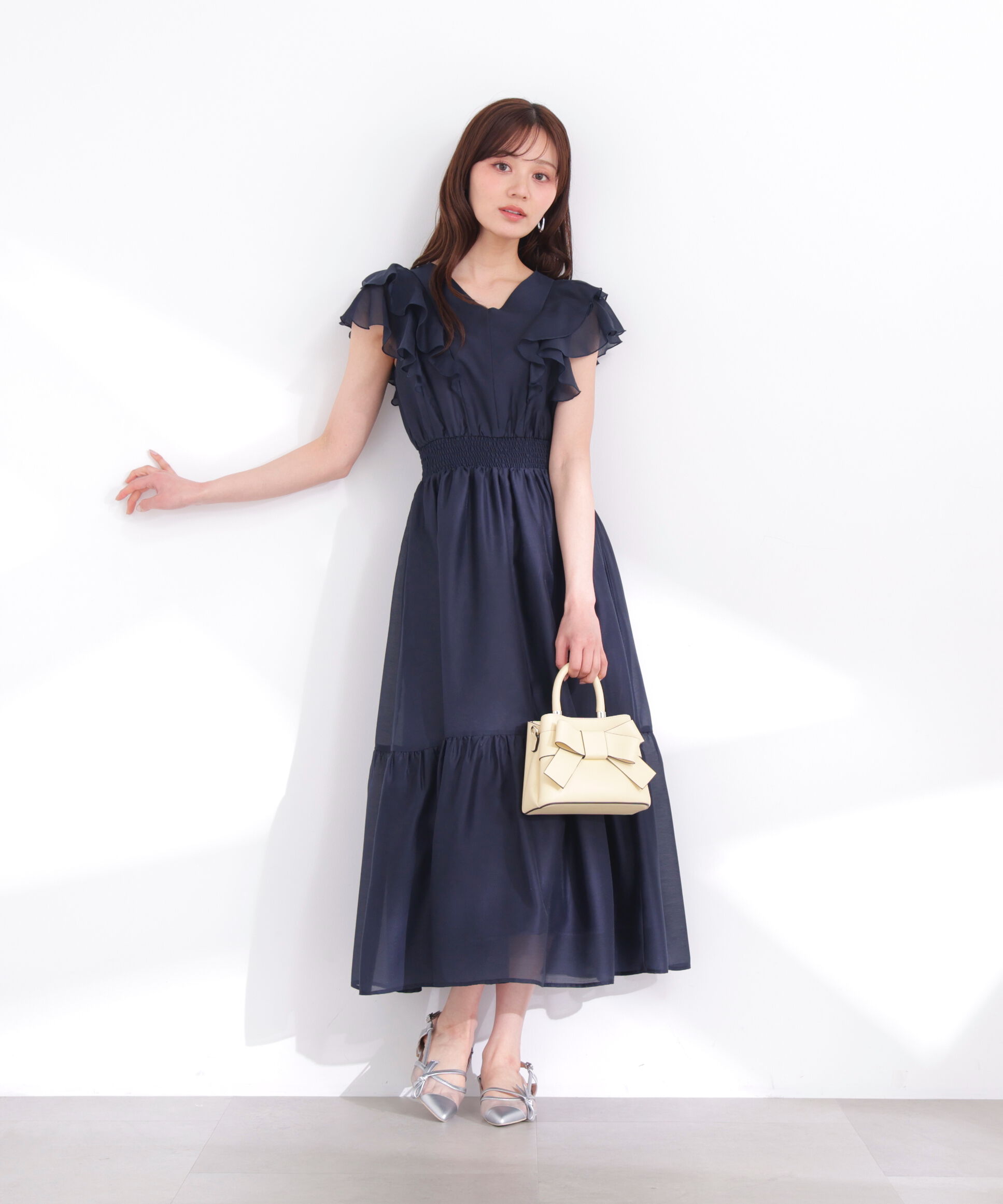 PROPORTION BODY DRESSING「ラッフルスリーブワンピース 26SS」|ワンピース|