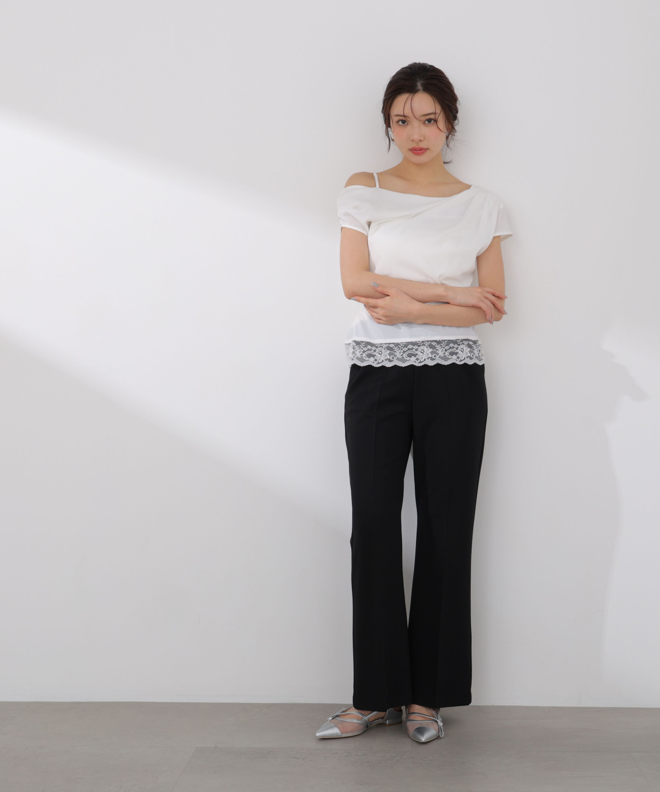 PROPORTION BODY DRESSING「〈a/mie〉セミフレアーパンツ26SS」|その他|