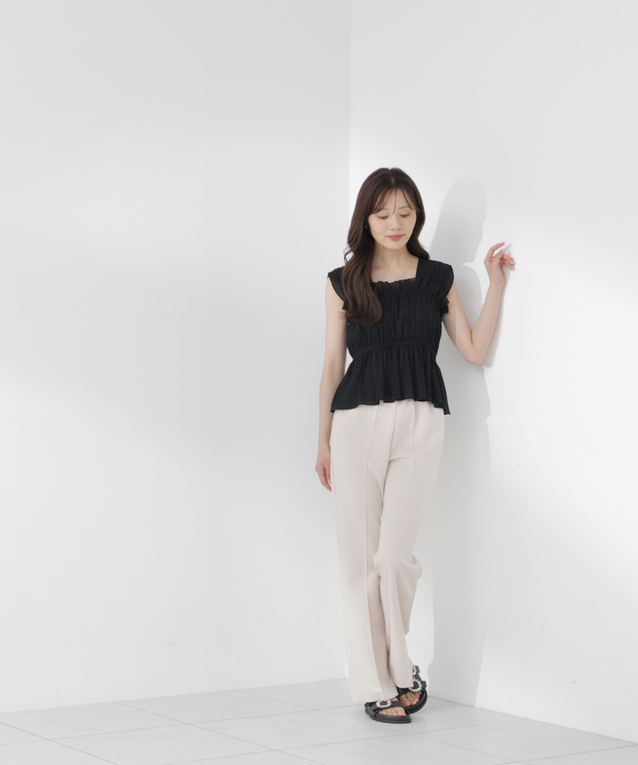 PROPORTION BODY DRESSING「〈a/mie〉セミフレアーパンツ26SS」|その他|