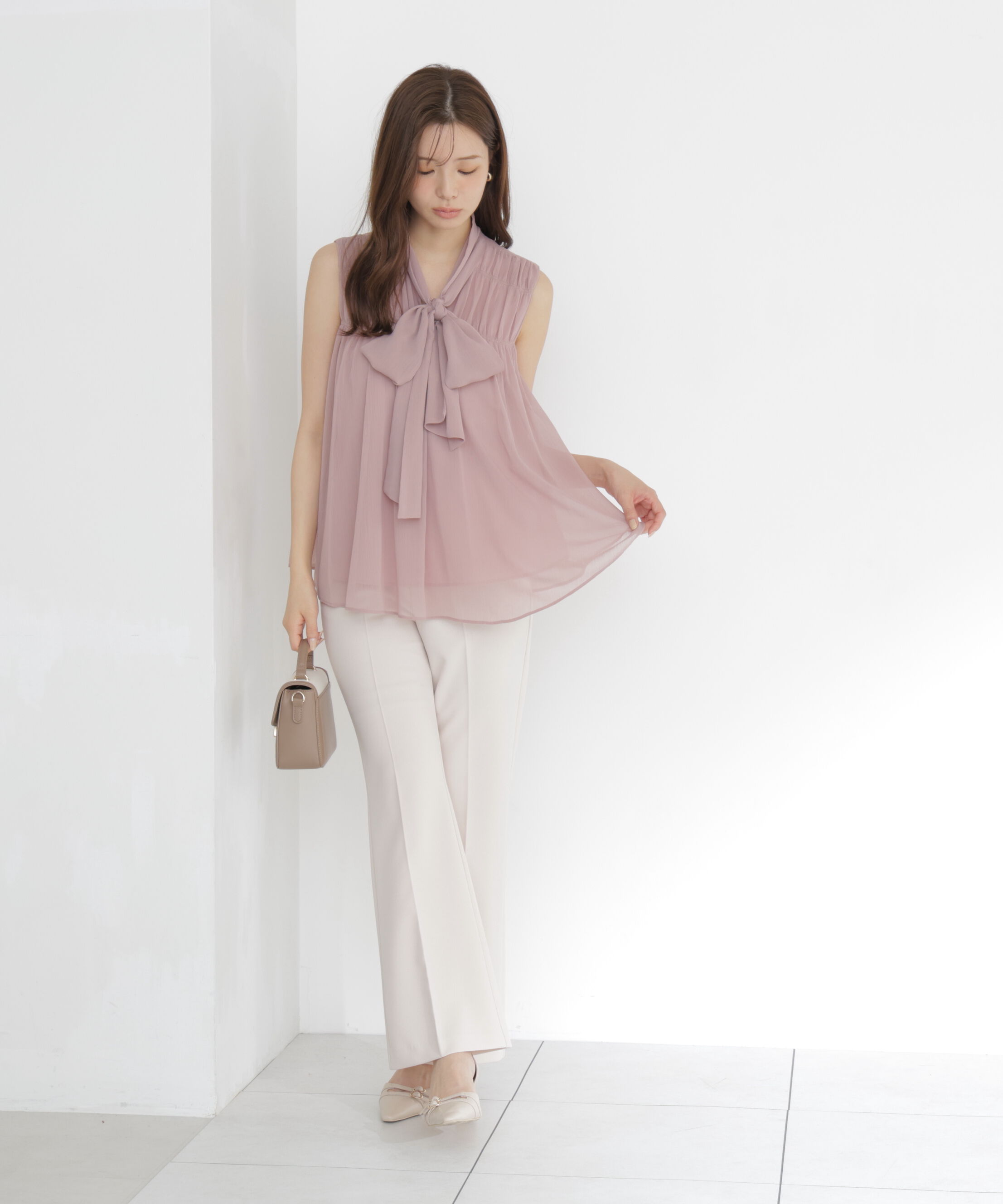 PROPORTION BODY DRESSING「〈a/mie〉セミフレアーパンツ26SS」|その他|