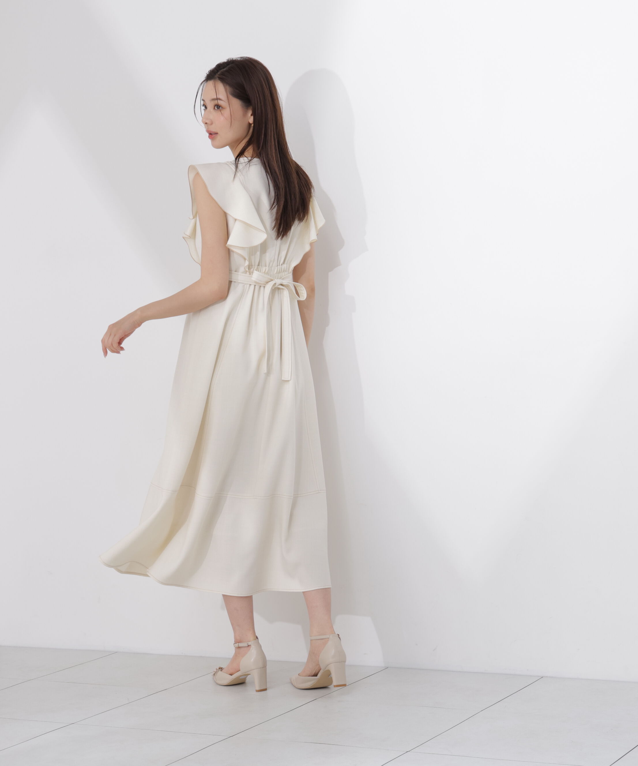 PROPORTION BODY DRESSING「フロントボタンステッチワンピース26SS」|ワンピース|