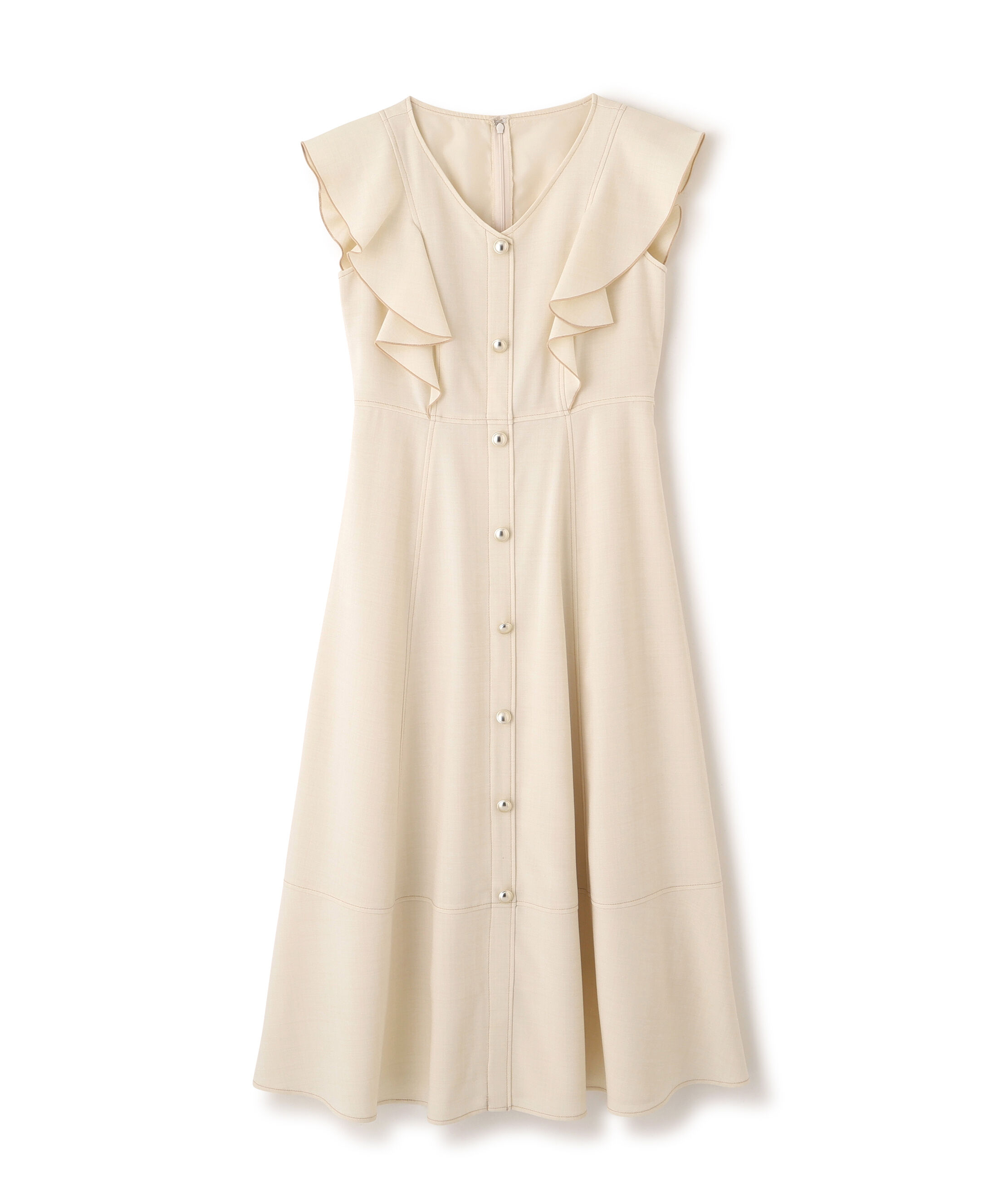 PROPORTION BODY DRESSING「フロントボタンステッチワンピース26SS」|ワンピース|