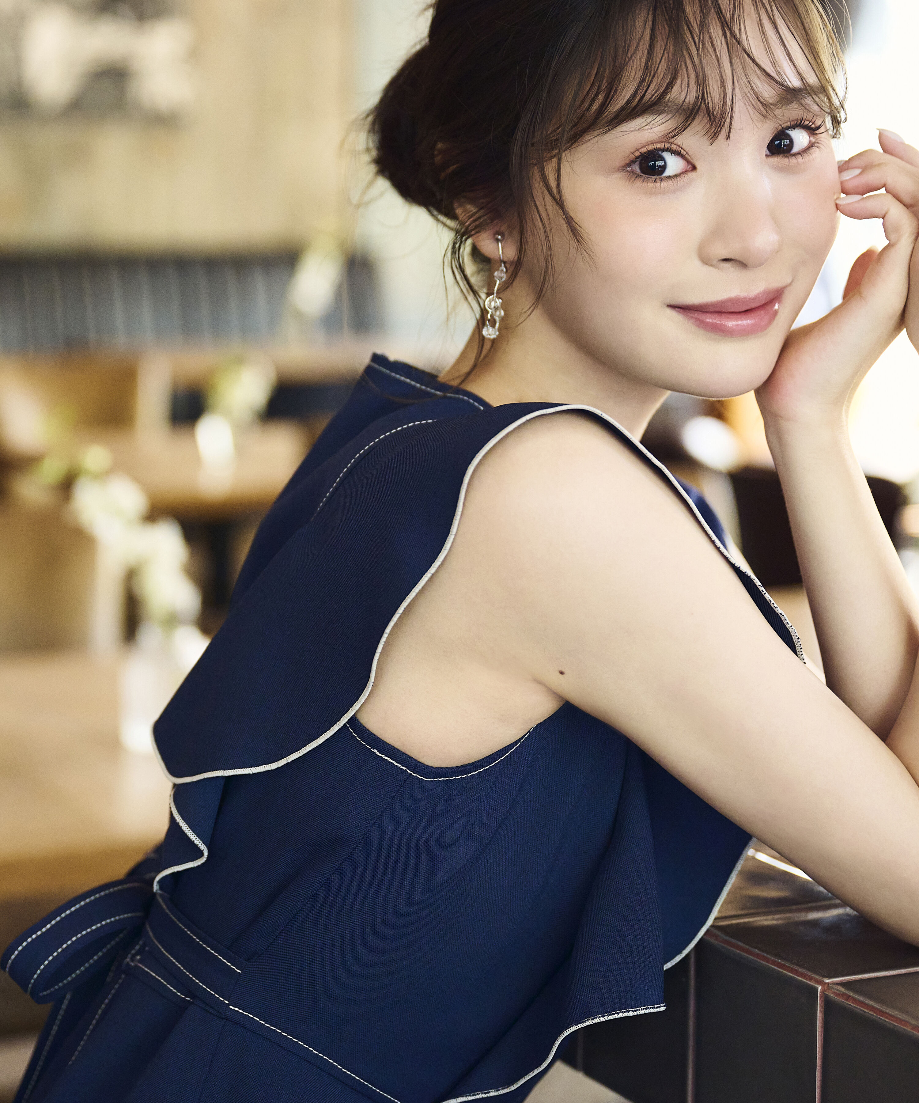 PROPORTION BODY DRESSING「フロントボタンステッチワンピース26SS」|ワンピース|