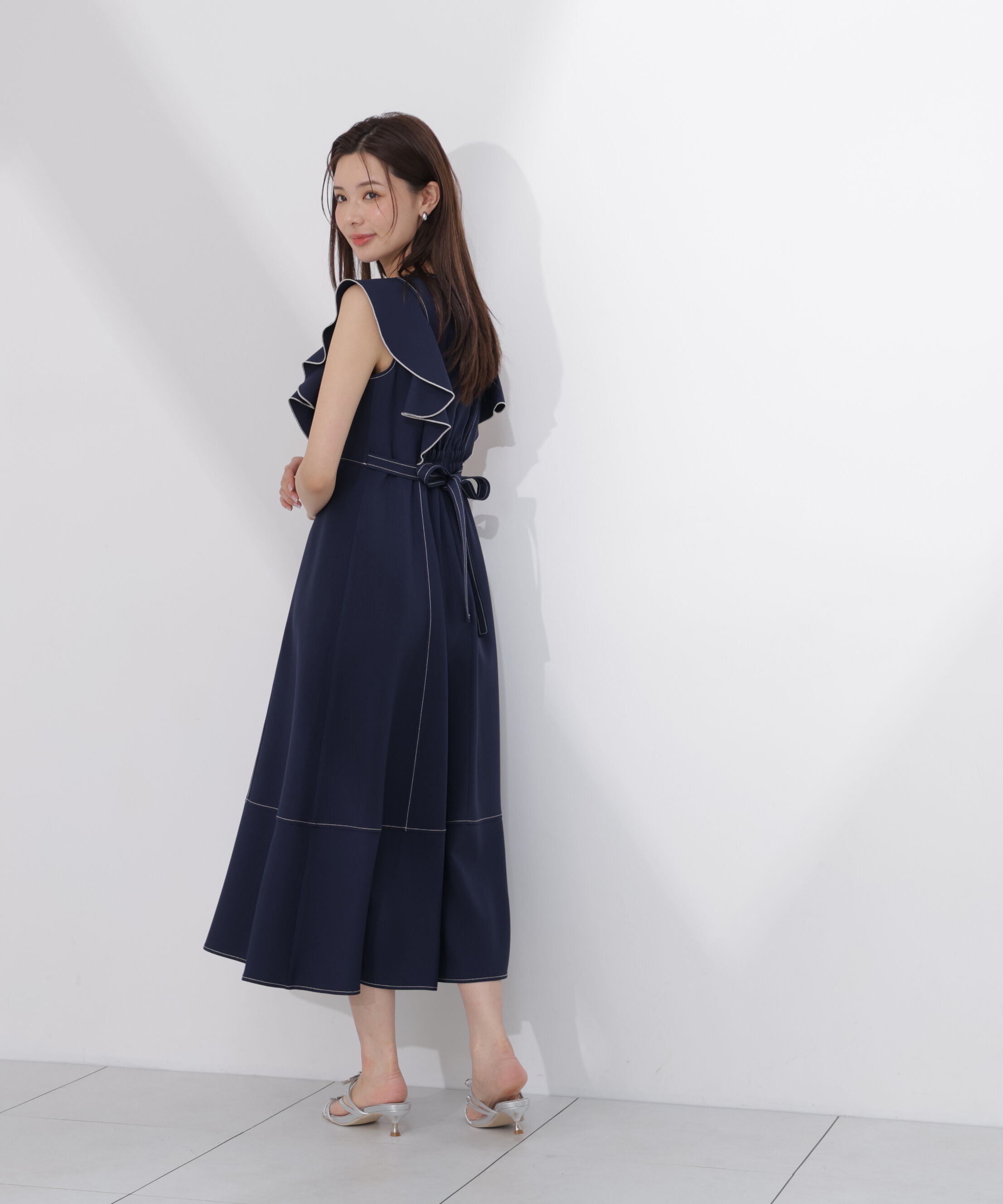 PROPORTION BODY DRESSING「フロントボタンステッチワンピース26SS」|ワンピース|