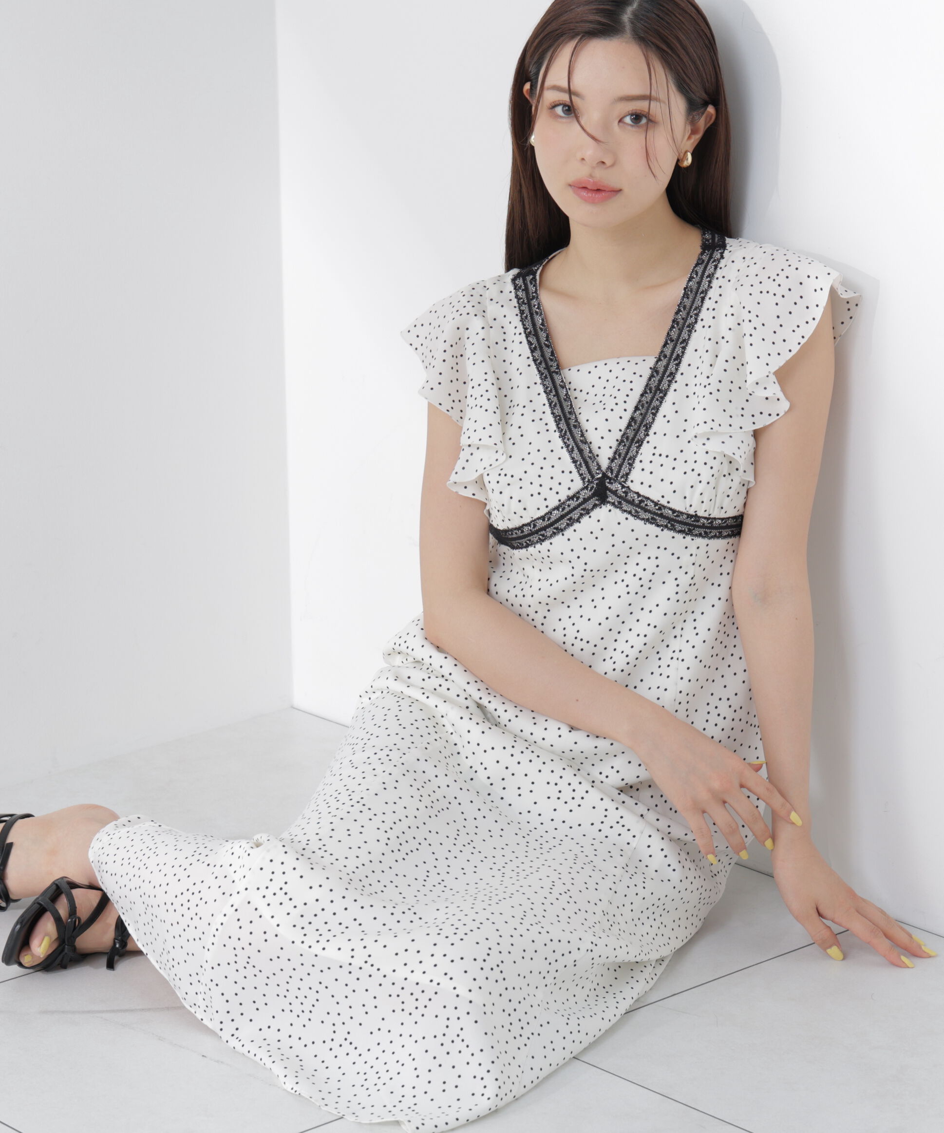 PROPORTION BODY DRESSING「レーストリムレディーワンピース」|ワンピース|