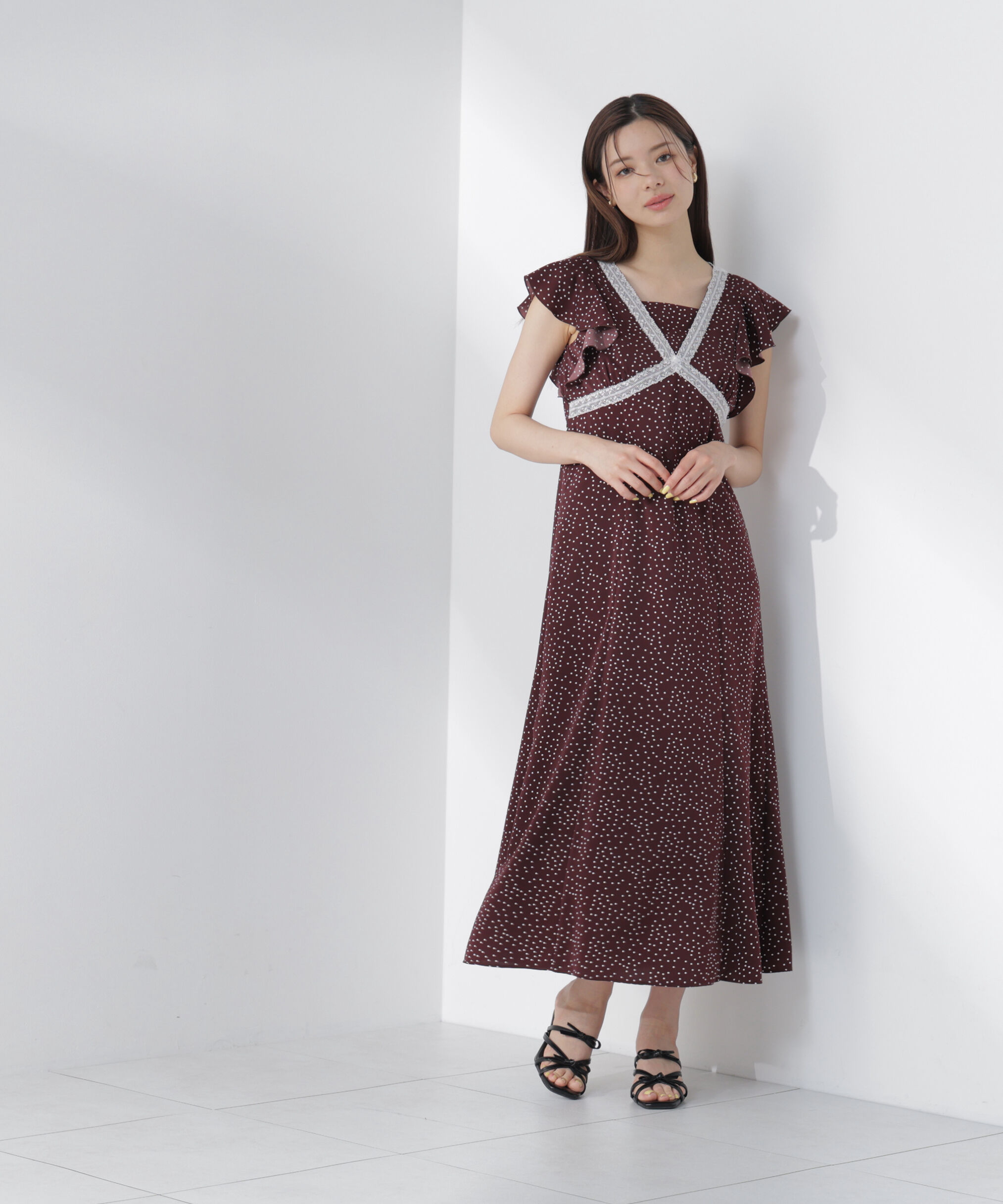 PROPORTION BODY DRESSING「レーストリムレディーワンピース」|ワンピース|ブラウンドッ