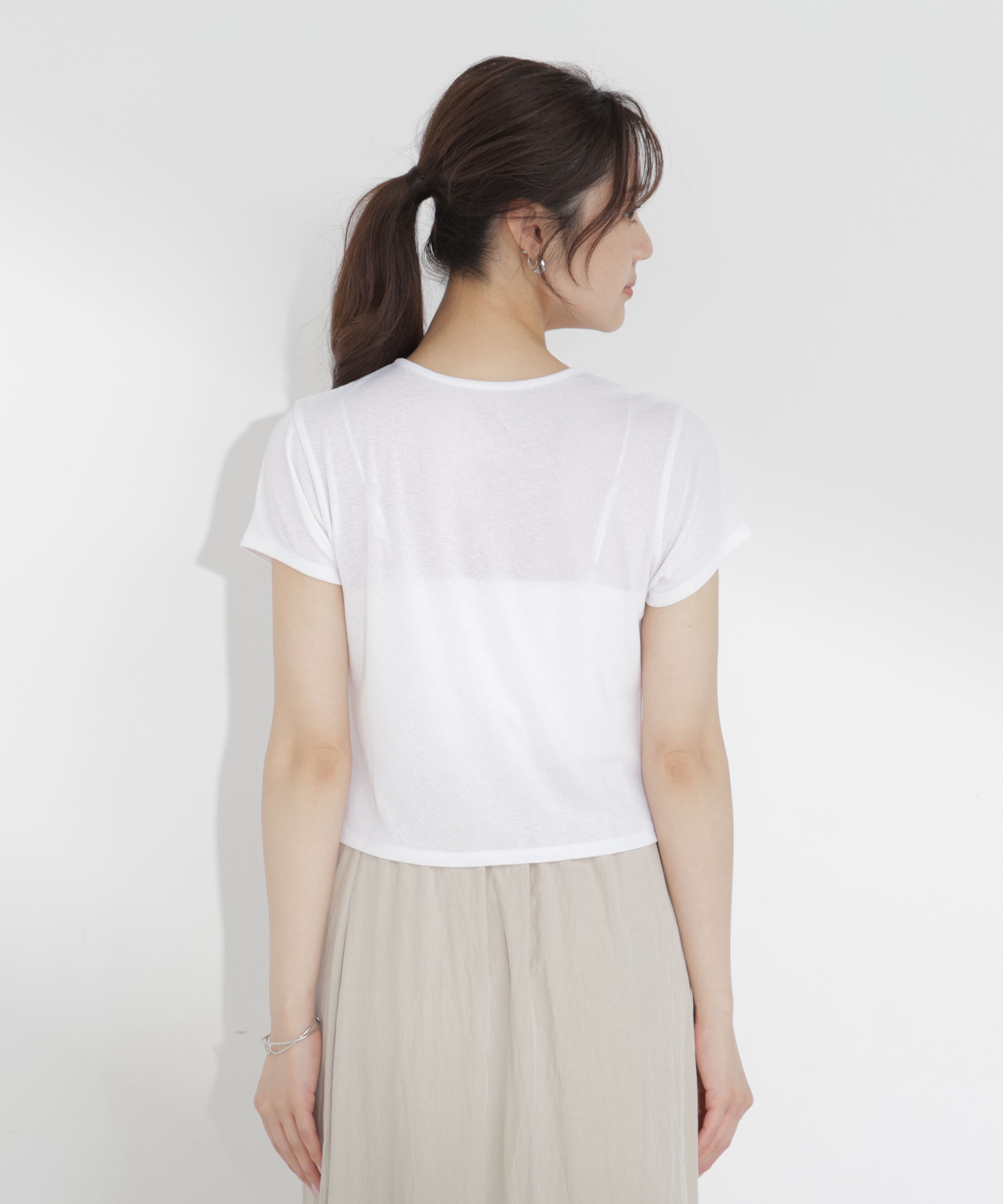 PROPORTION BODY DRESSING「＜a/mie＞テクスチャーカーディガン」|Tシャツ・カットソー|