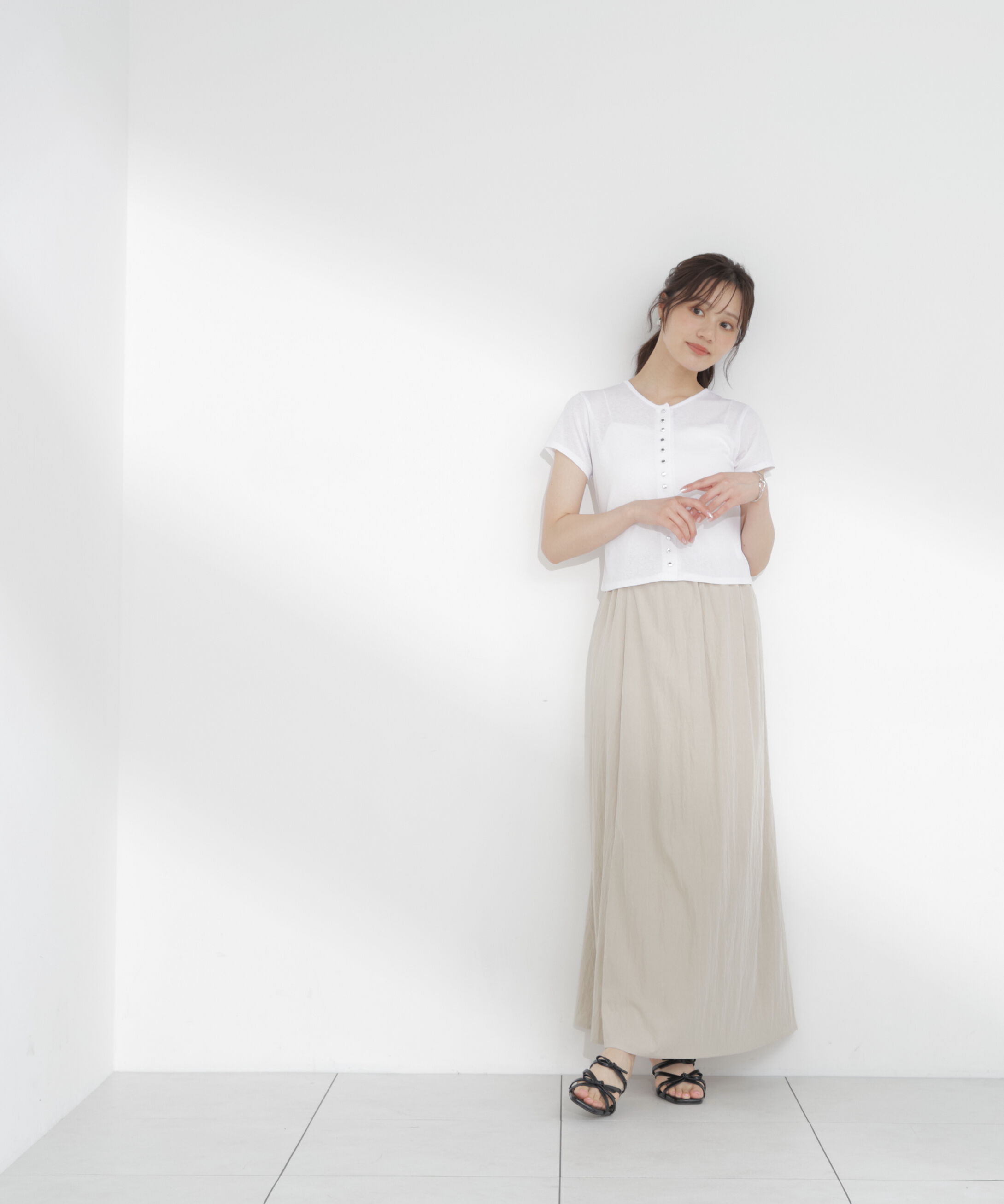 PROPORTION BODY DRESSING「＜a/mie＞テクスチャーカーディガン」|Tシャツ・カットソー|