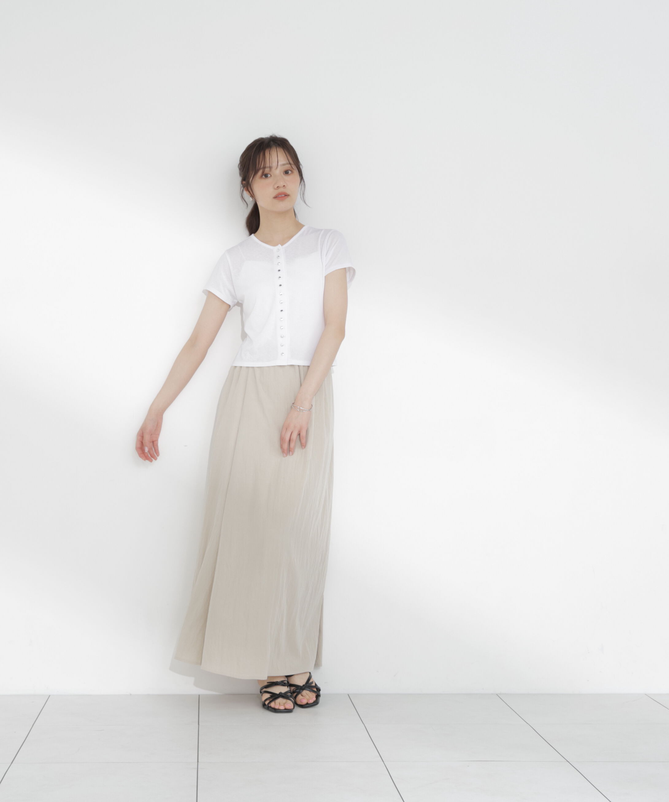 PROPORTION BODY DRESSING「＜a/mie＞テクスチャーカーディガン」|Tシャツ・カットソー|
