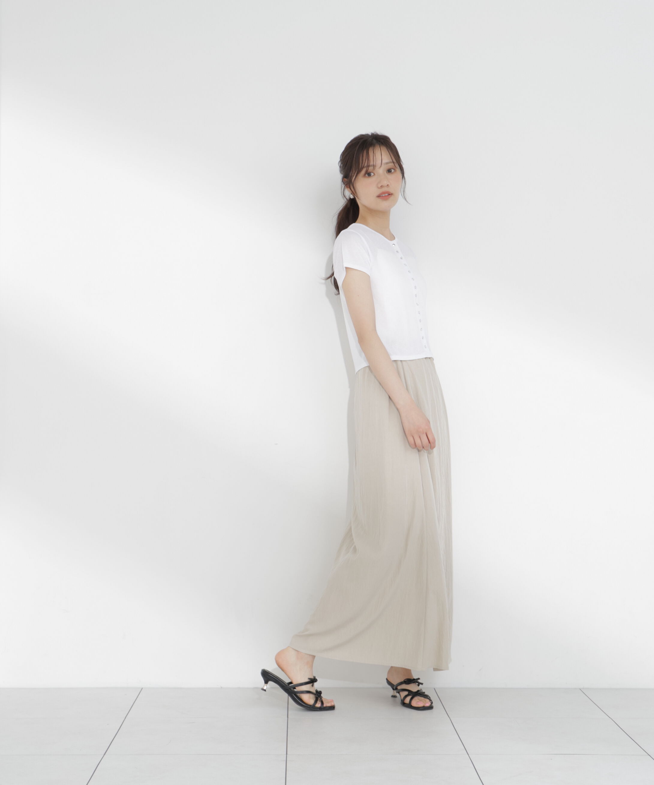 PROPORTION BODY DRESSING「＜a/mie＞テクスチャーカーディガン」|Tシャツ・カットソー|