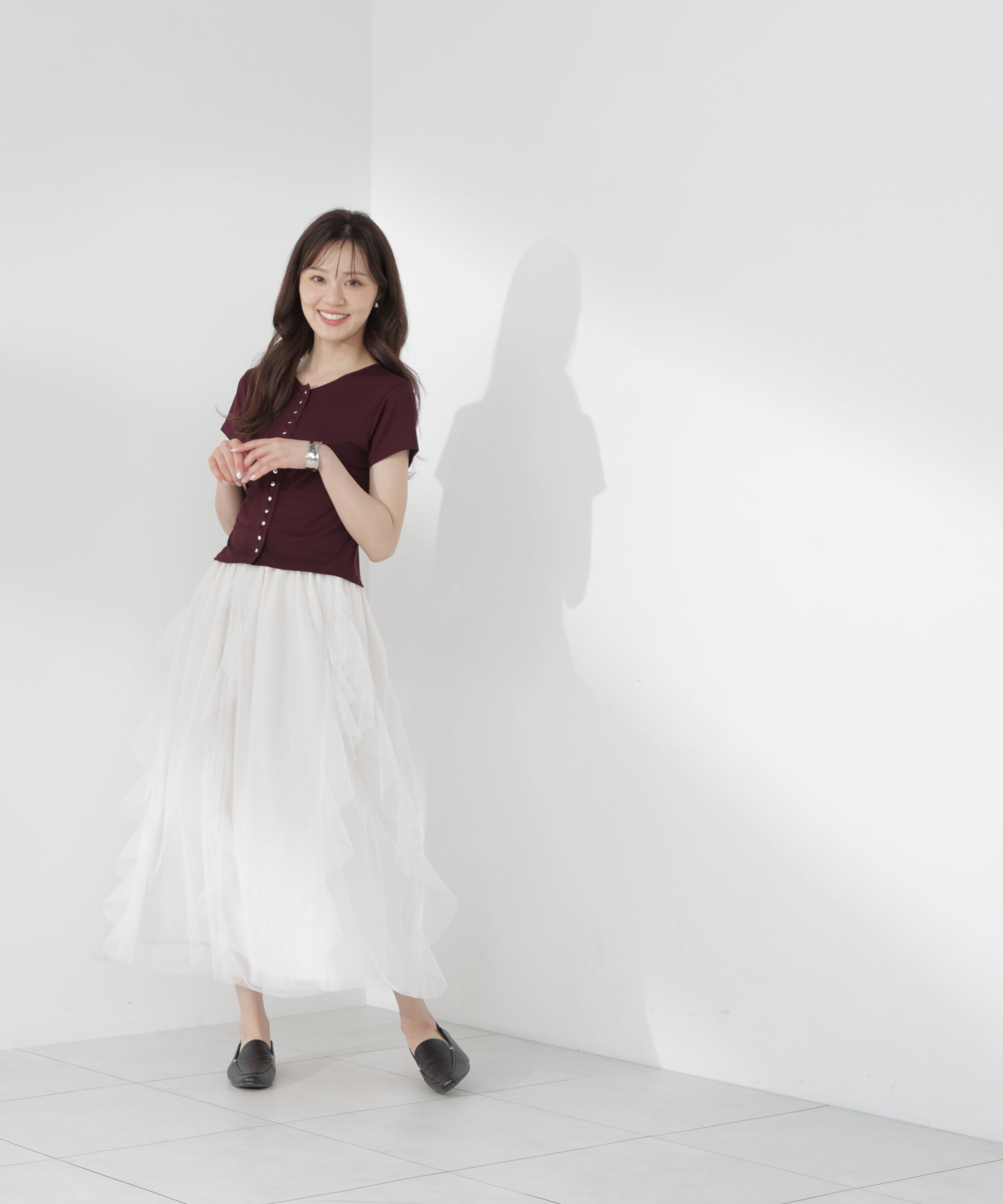 PROPORTION BODY DRESSING「＜a/mie＞テクスチャーカーディガン」|Tシャツ・カットソー|