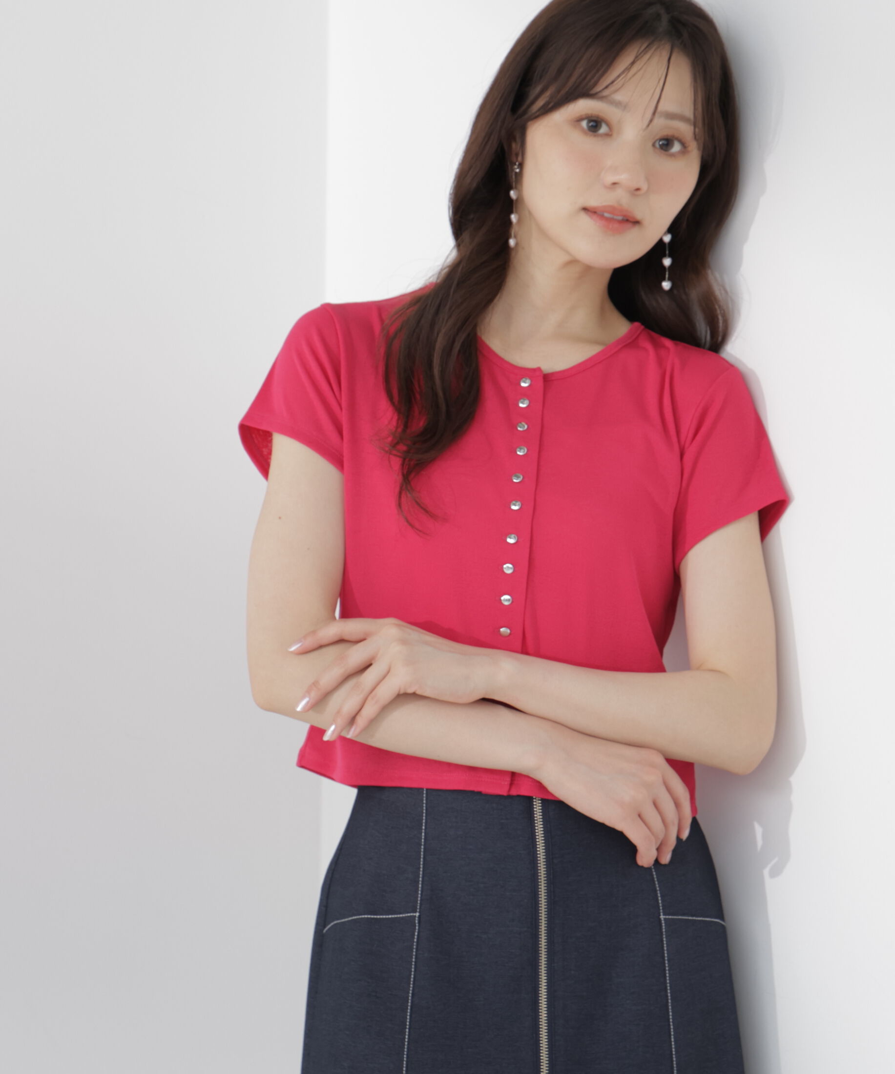 PROPORTION BODY DRESSING「＜a/mie＞テクスチャーカーディガン」|Tシャツ・カットソー|