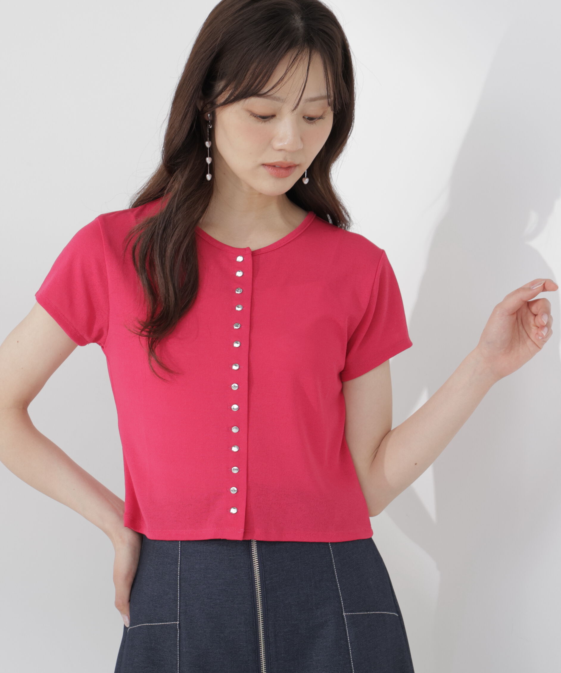 PROPORTION BODY DRESSING「＜a/mie＞テクスチャーカーディガン」|Tシャツ・カットソー|