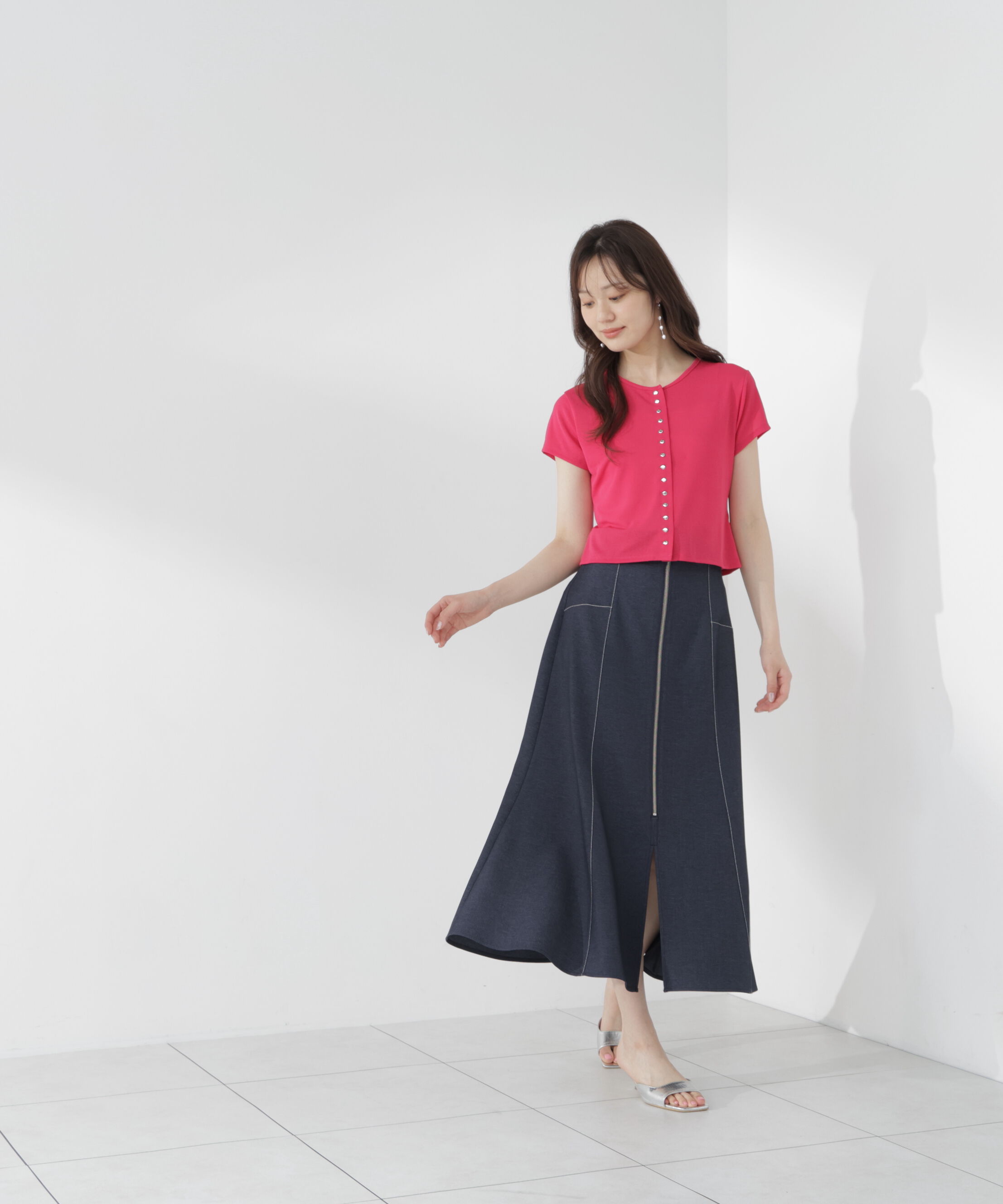 PROPORTION BODY DRESSING「＜a/mie＞テクスチャーカーディガン」|Tシャツ・カットソー|