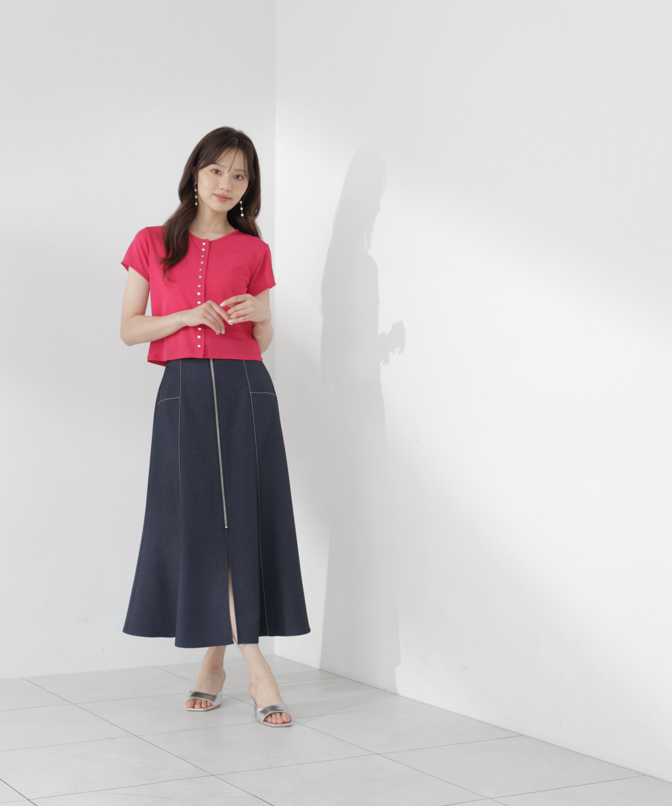 PROPORTION BODY DRESSING「＜a/mie＞テクスチャーカーディガン」|Tシャツ・カットソー|
