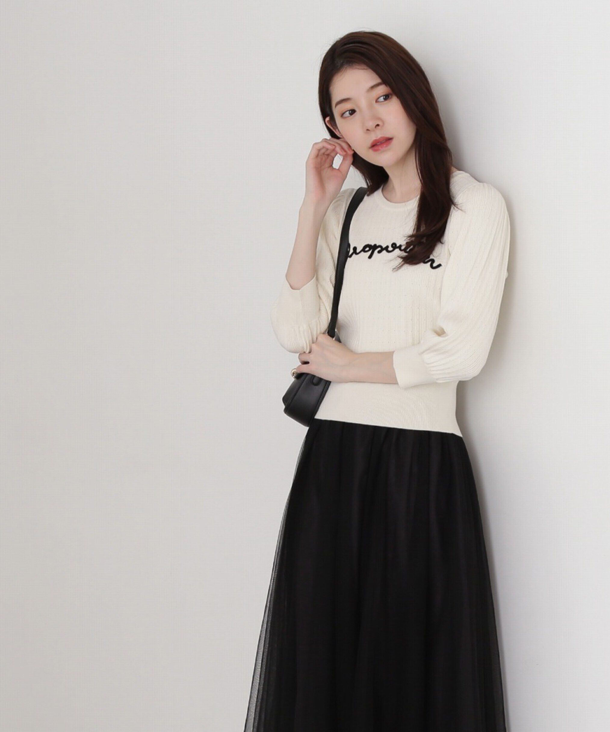 PROPORTION BODY DRESSING「コード刺繍ニット」|ニット・セーター|