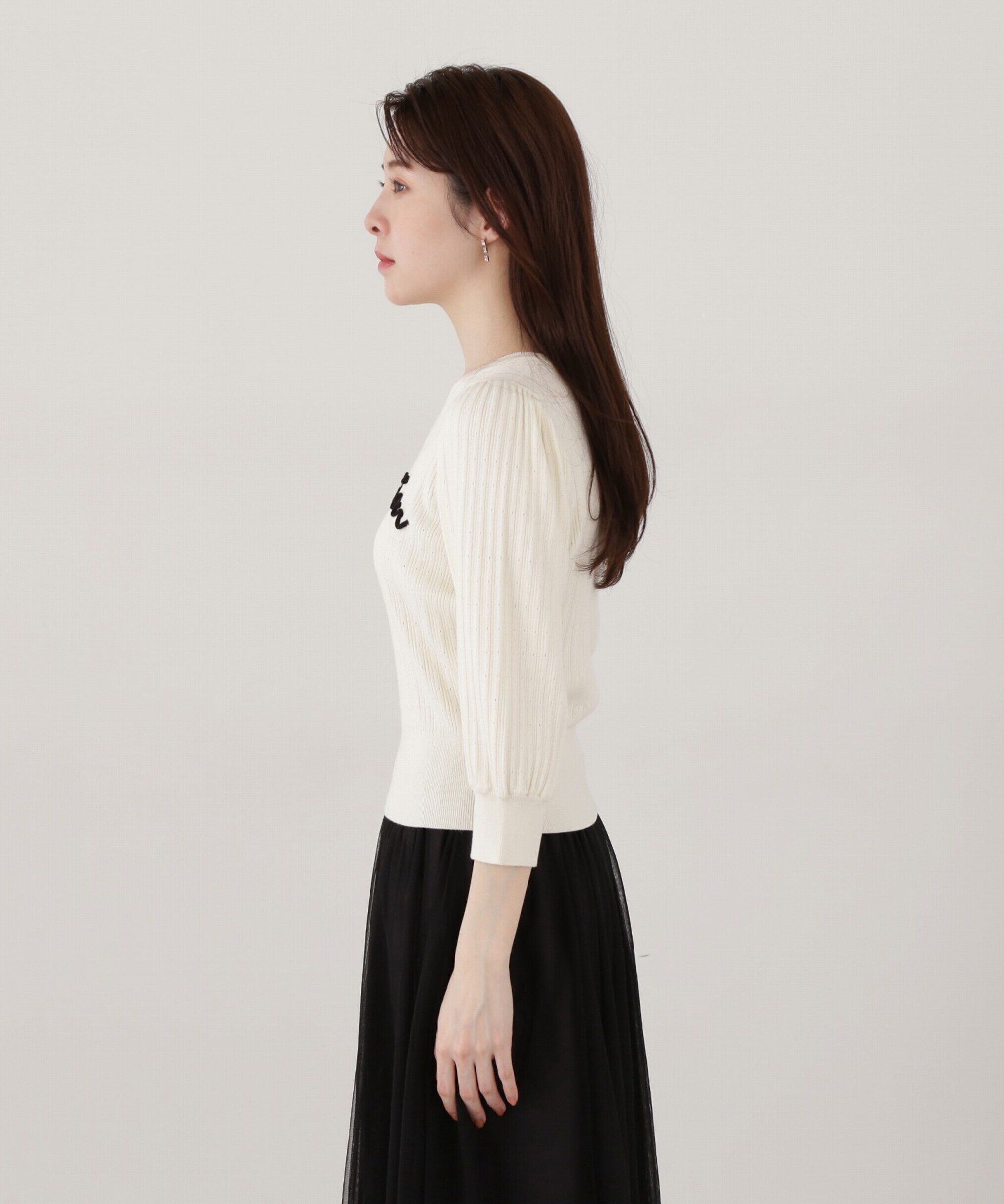 PROPORTION BODY DRESSING「コード刺繍ニット」|ニット・セーター|