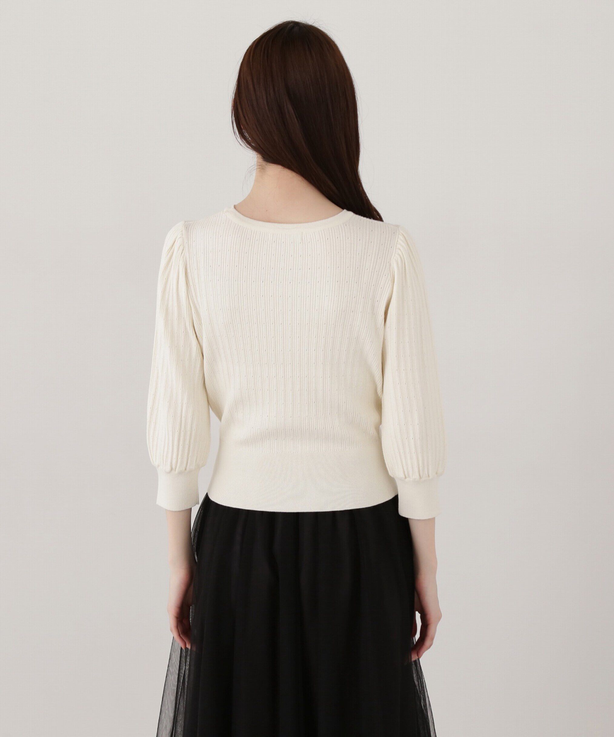 PROPORTION BODY DRESSING「コード刺繍ニット」|ニット・セーター|
