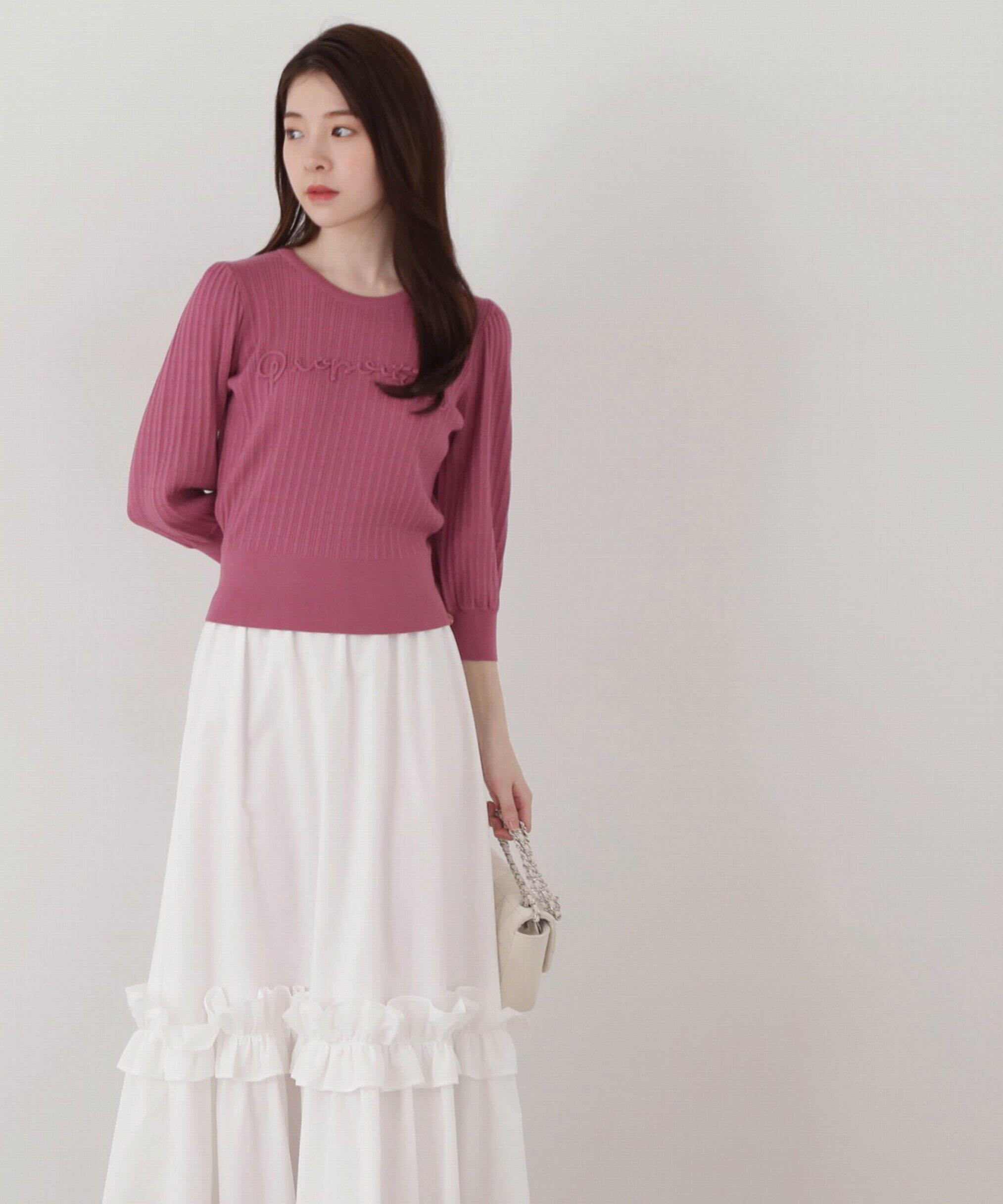 PROPORTION BODY DRESSING「コード刺繍ニット」|ニット・セーター|