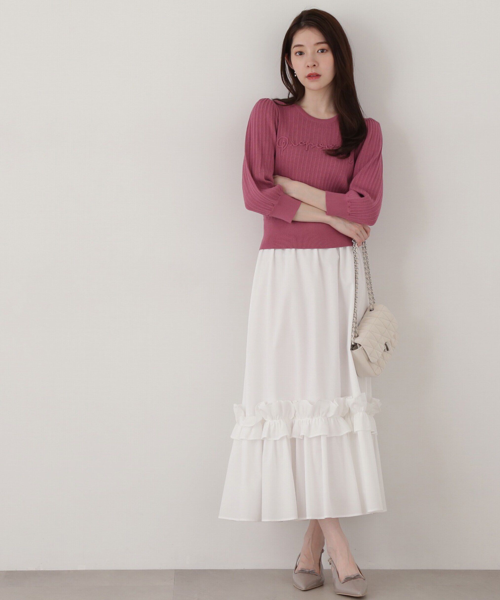 PROPORTION BODY DRESSING「コード刺繍ニット」|ニット・セーター|