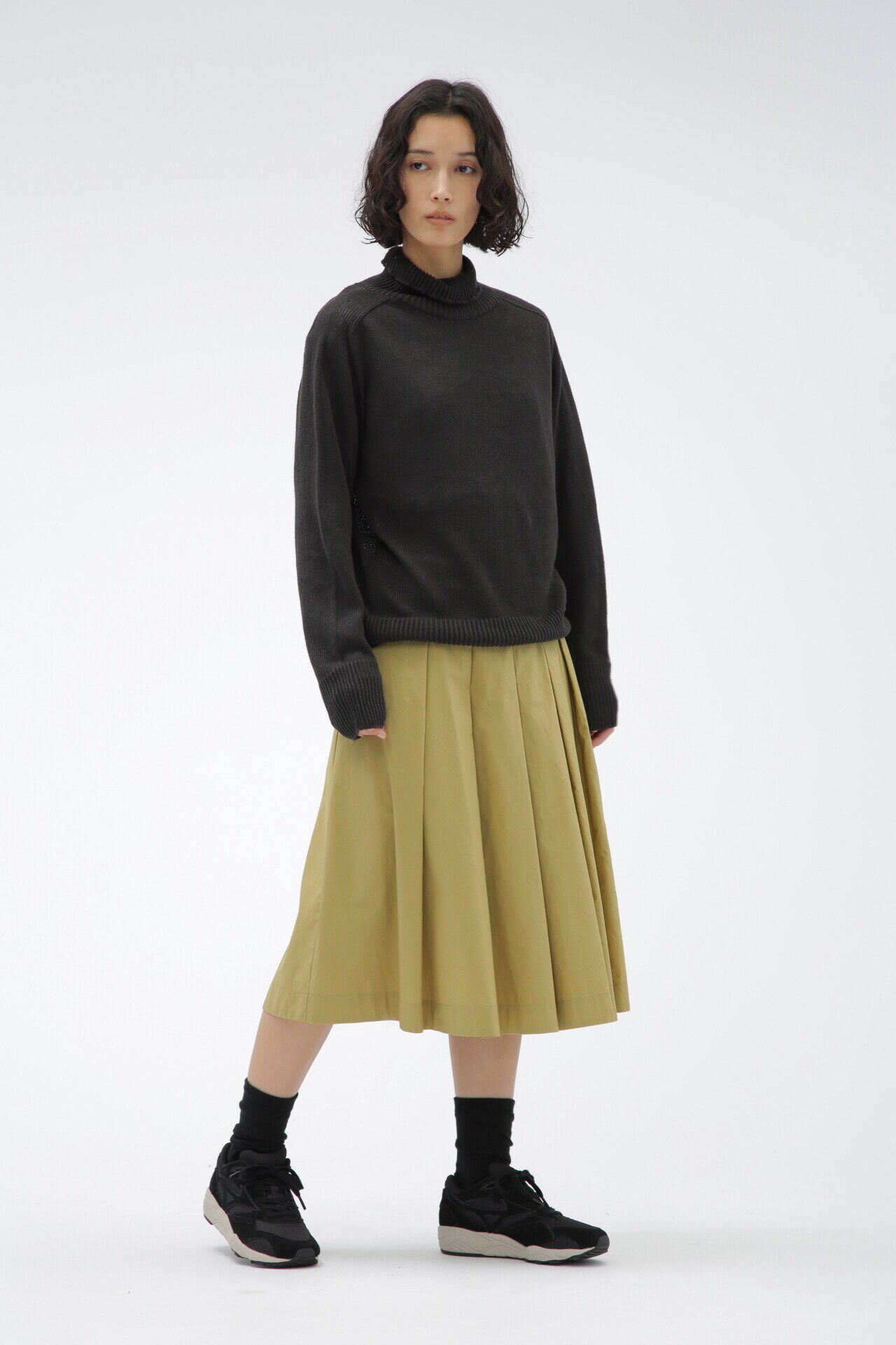  「 SHEER COTTON POPLIN」|スカート|
