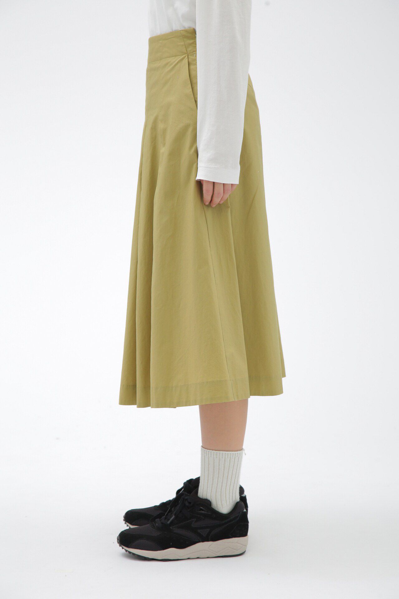  「 SHEER COTTON POPLIN」|スカート|