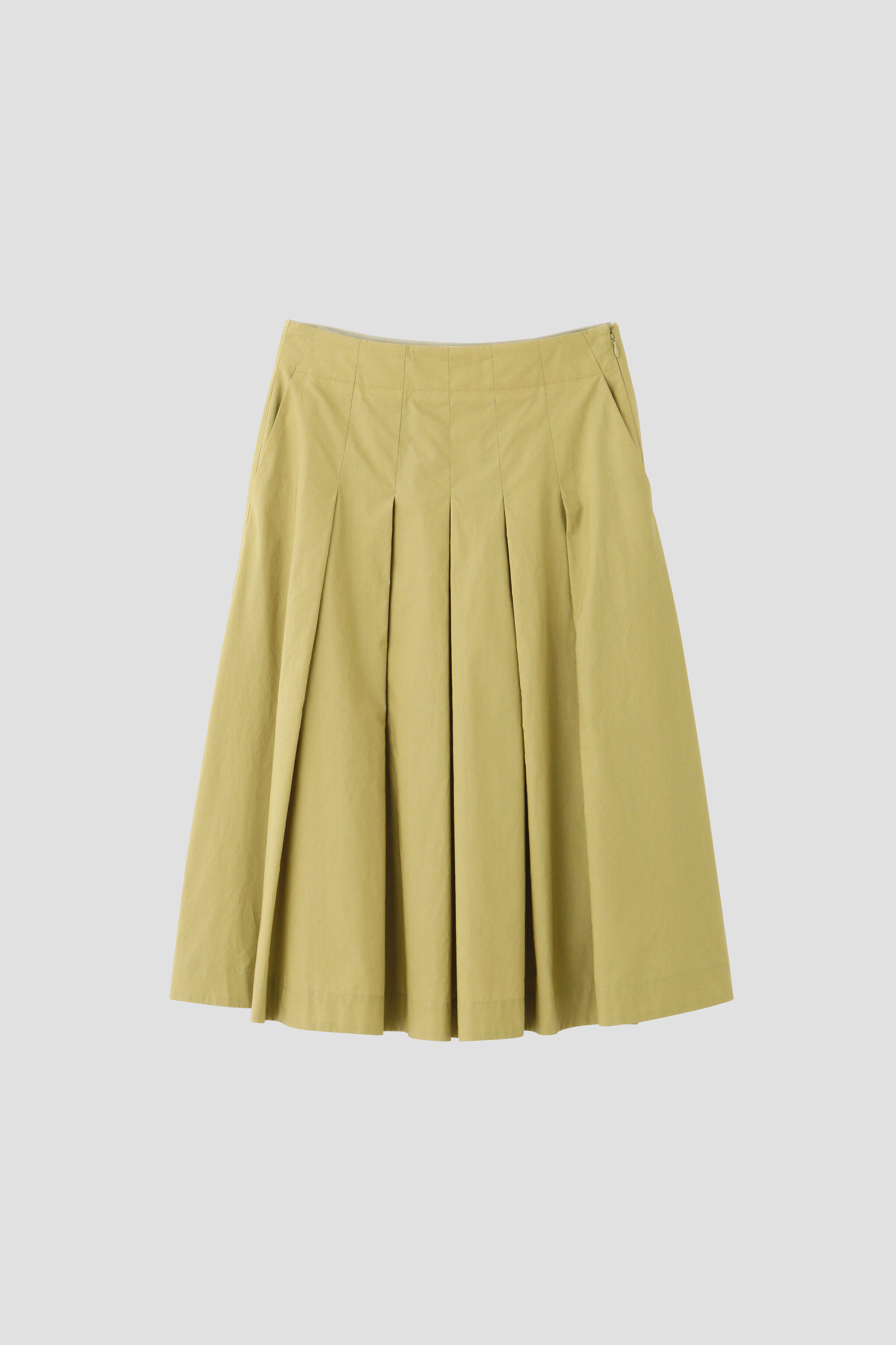  「 SHEER COTTON POPLIN」|スカート|