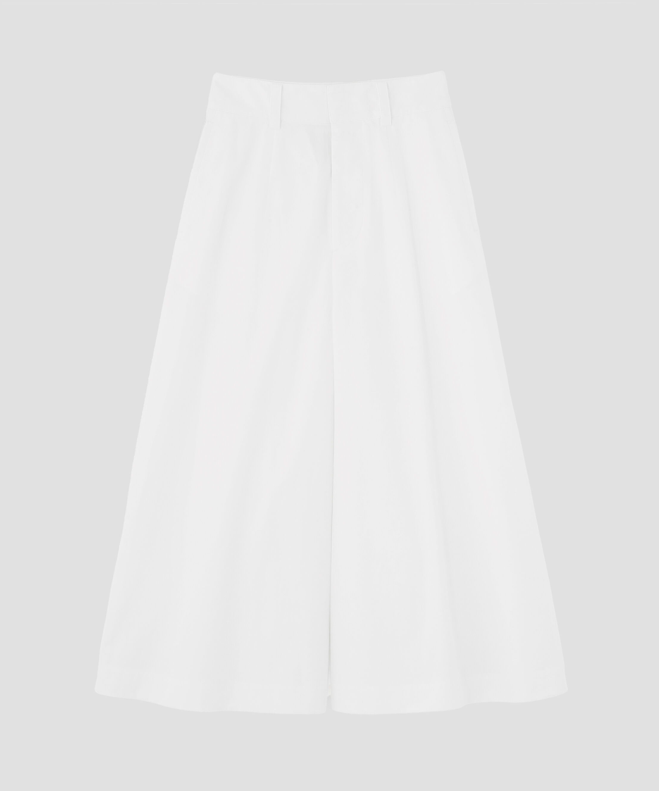  「STIFF COTTON TWILL TROUSERS」|キュロット|