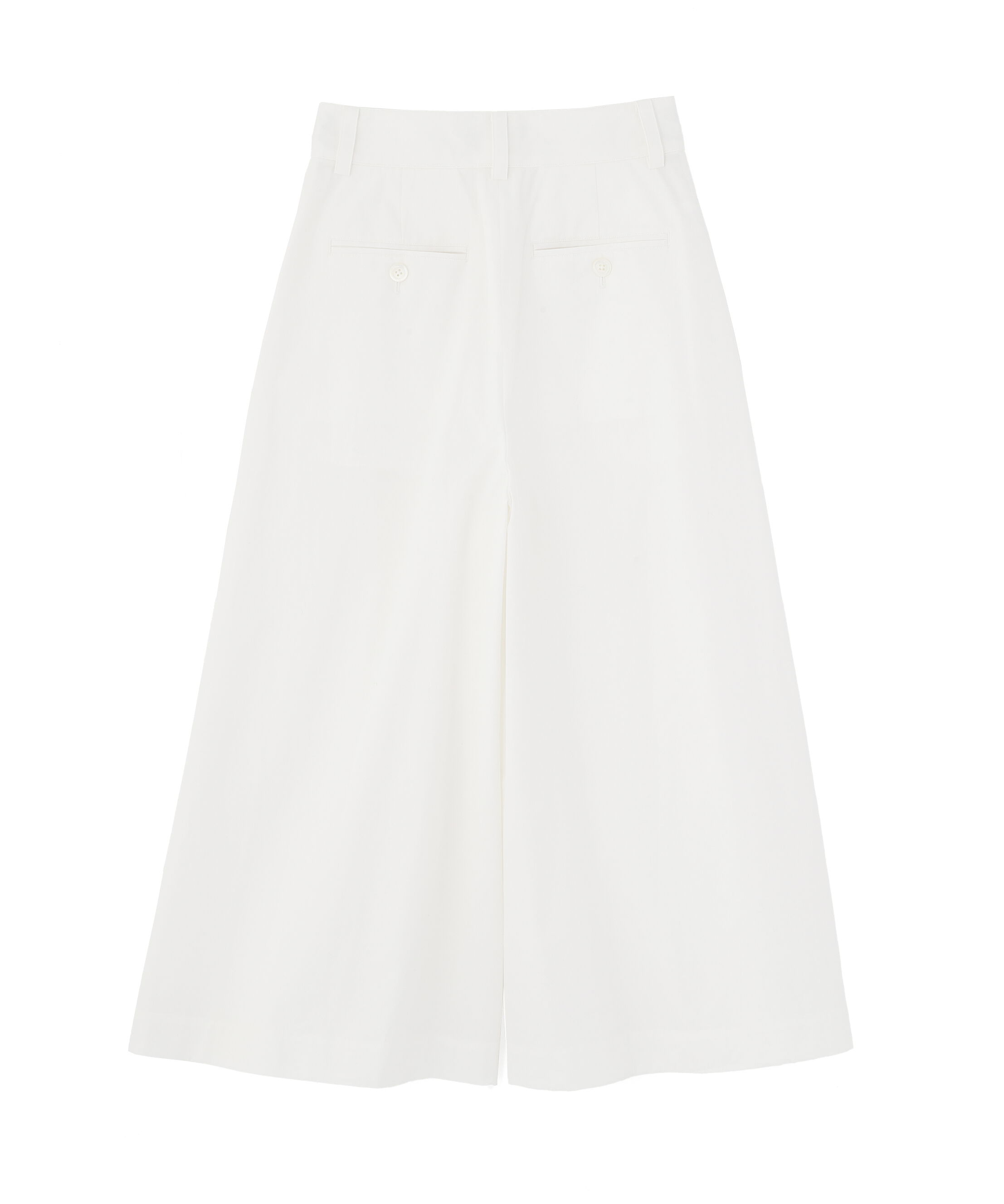  「STIFF COTTON TWILL TROUSERS」|キュロット|