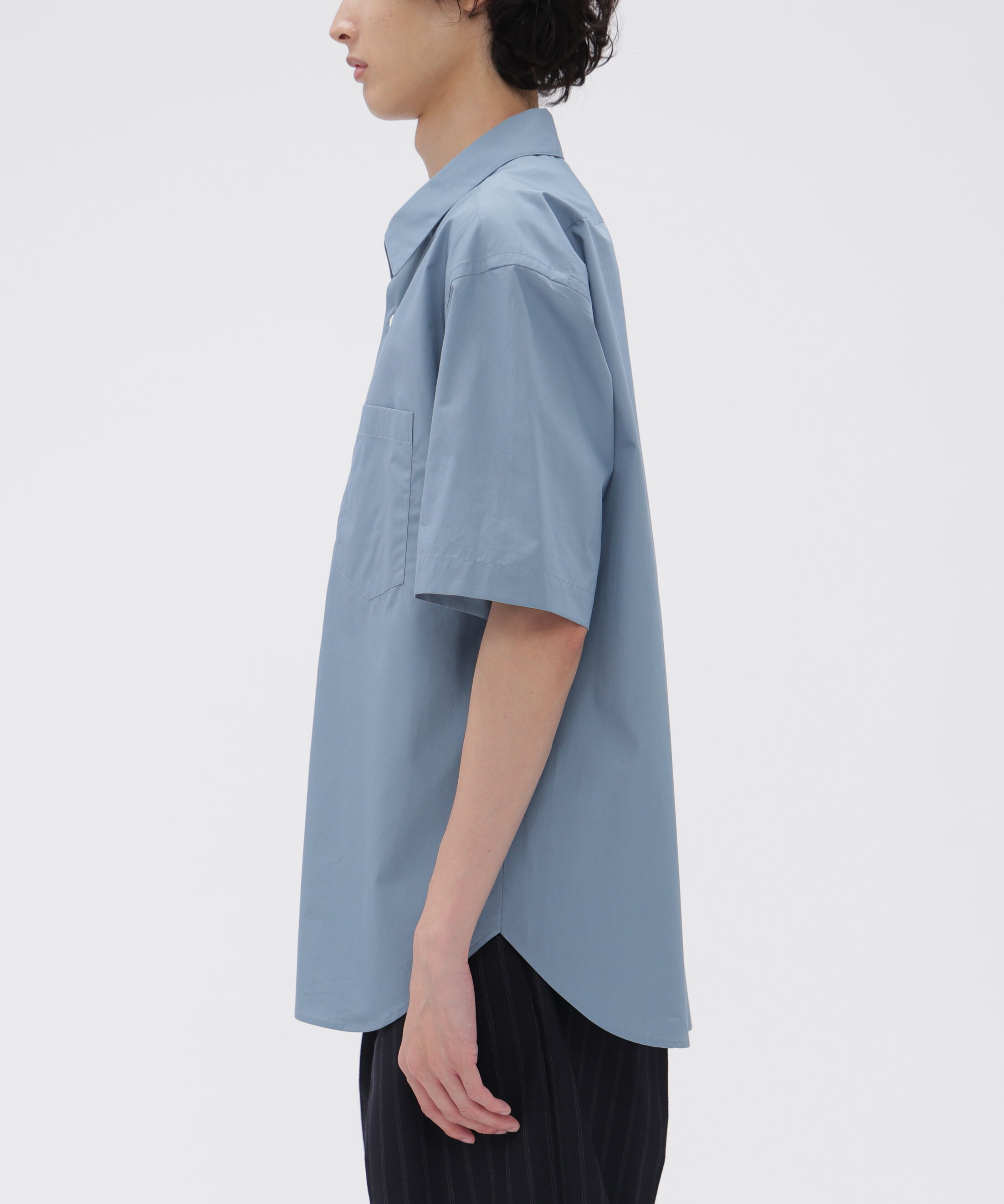 MARGARET HOWELL「HIGHDENSE COTTON POPLIN SHIRT」|シャツ・ブラウス|