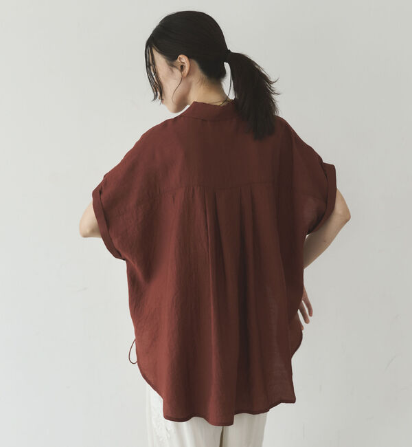 Doux archives「開衿フロントドロストシャツ」|シャツ・ブラウス|